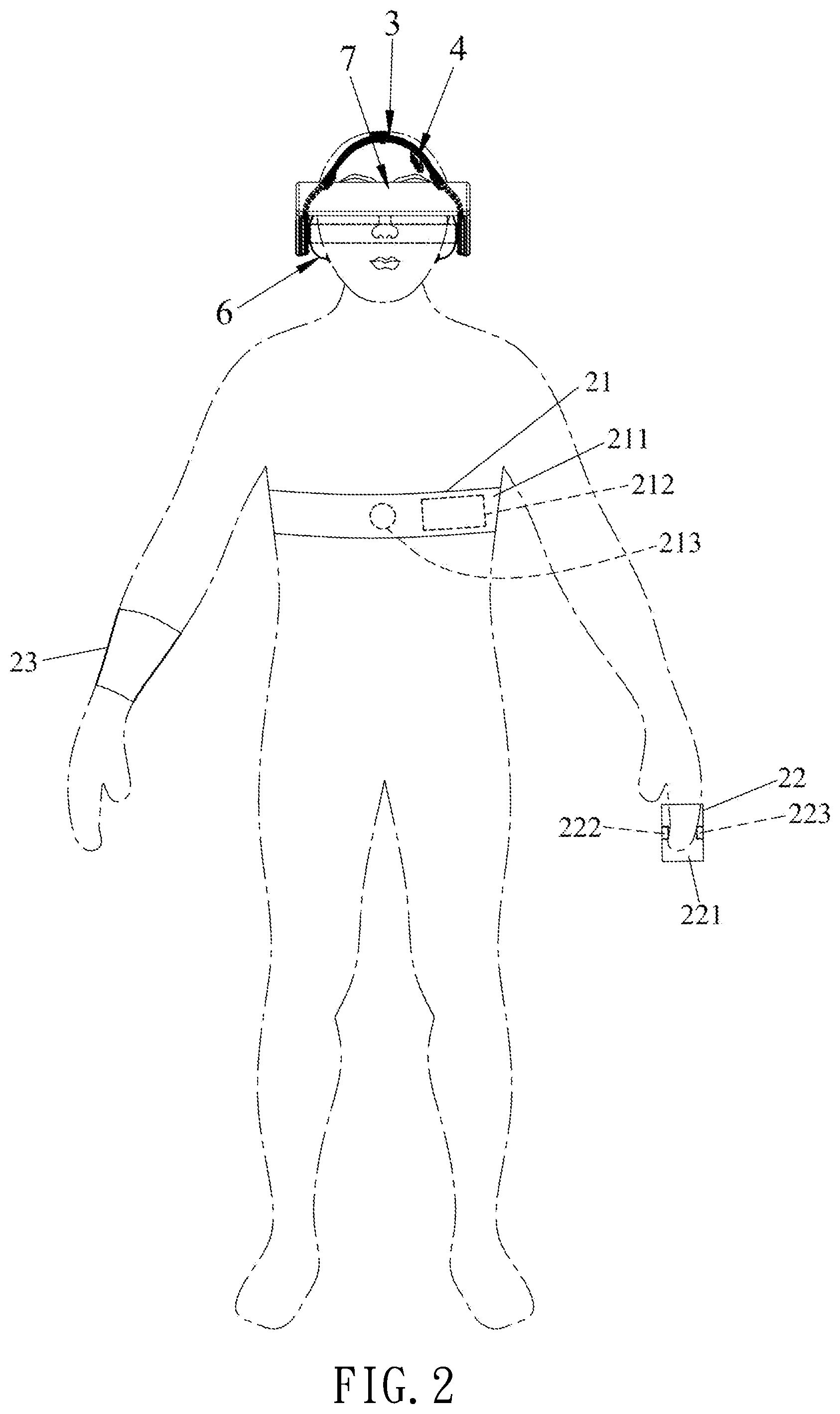 Patent US12551115 Figure 2 – Self-training system for lowering blood pressure and relieving physiological and psychological stress
