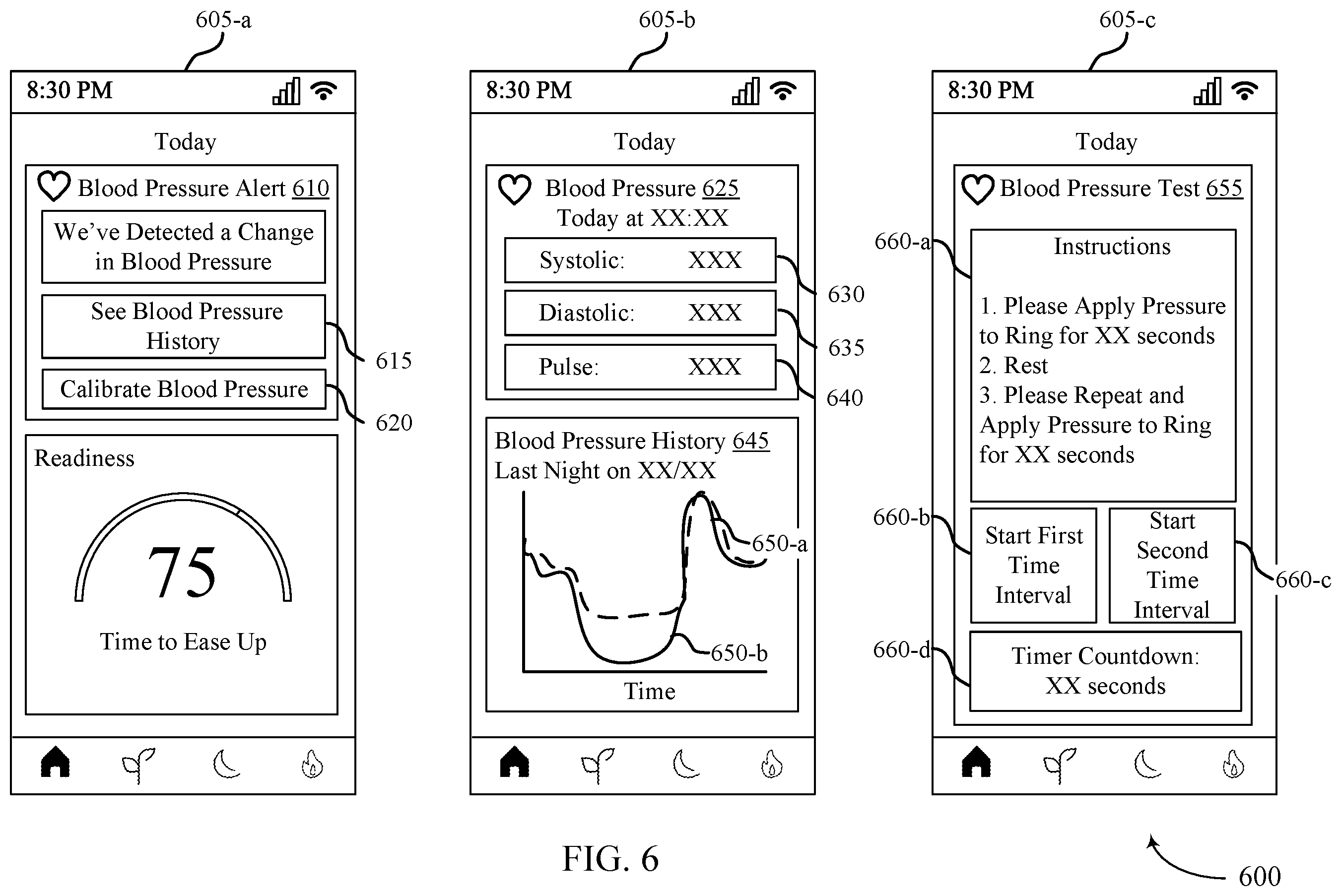 Patent US12551116 Figure 6 – Techniques for determining blood pressure based on a relative timing of pulses