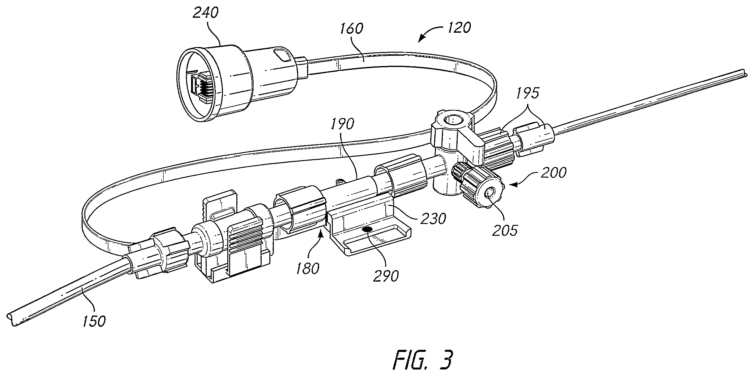 Patent US12551118 Figure 3 – Patient monitoring system with gatekeeper signal
