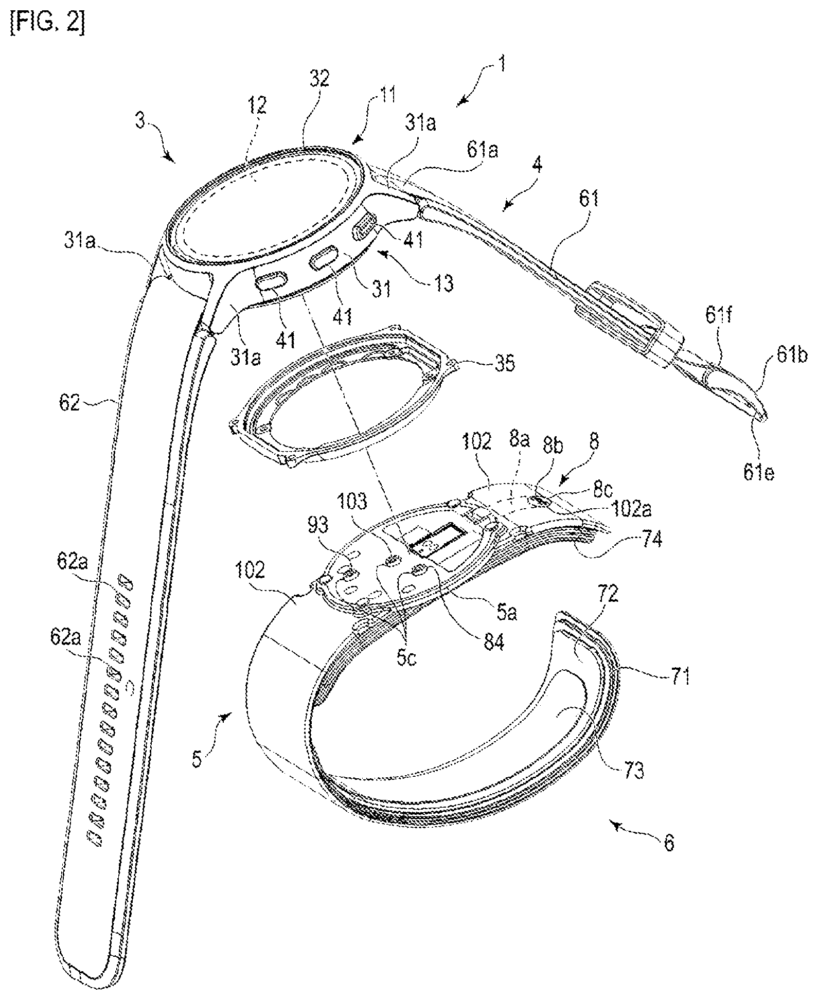 Patent US12551119 Figure 2 – Blood pressure measurement device