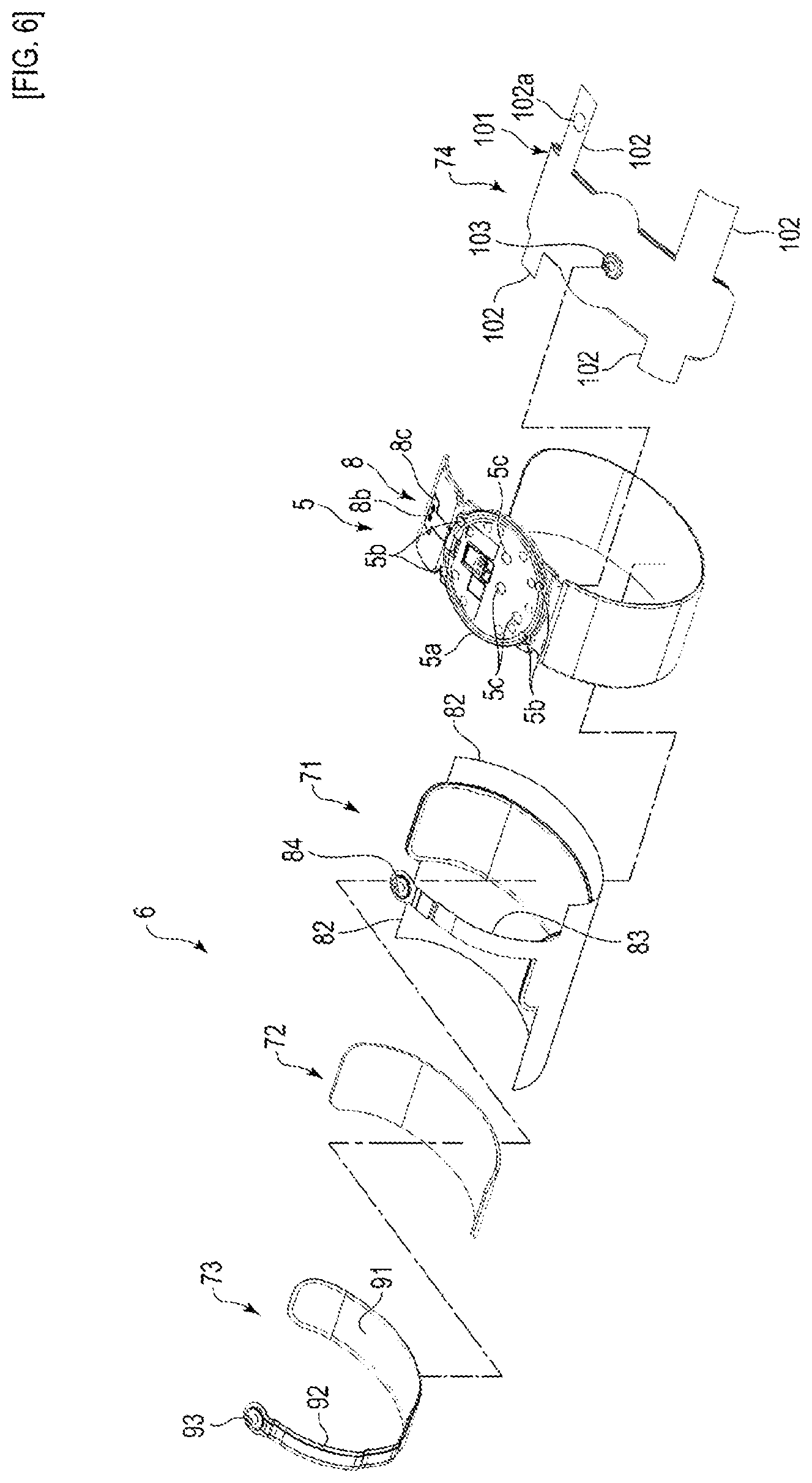 Patent US12551119 Figure 6 – Blood pressure measurement device