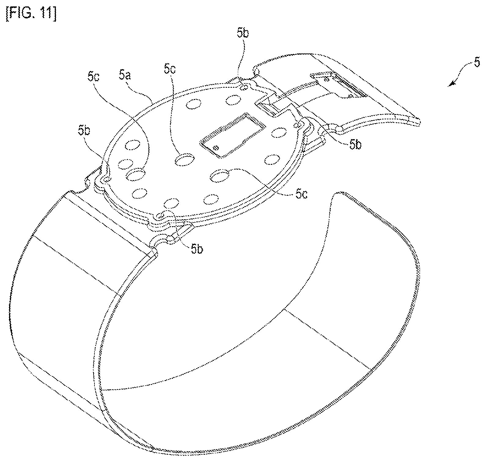 Patent US12551119 Figure 11 – Blood pressure measurement device