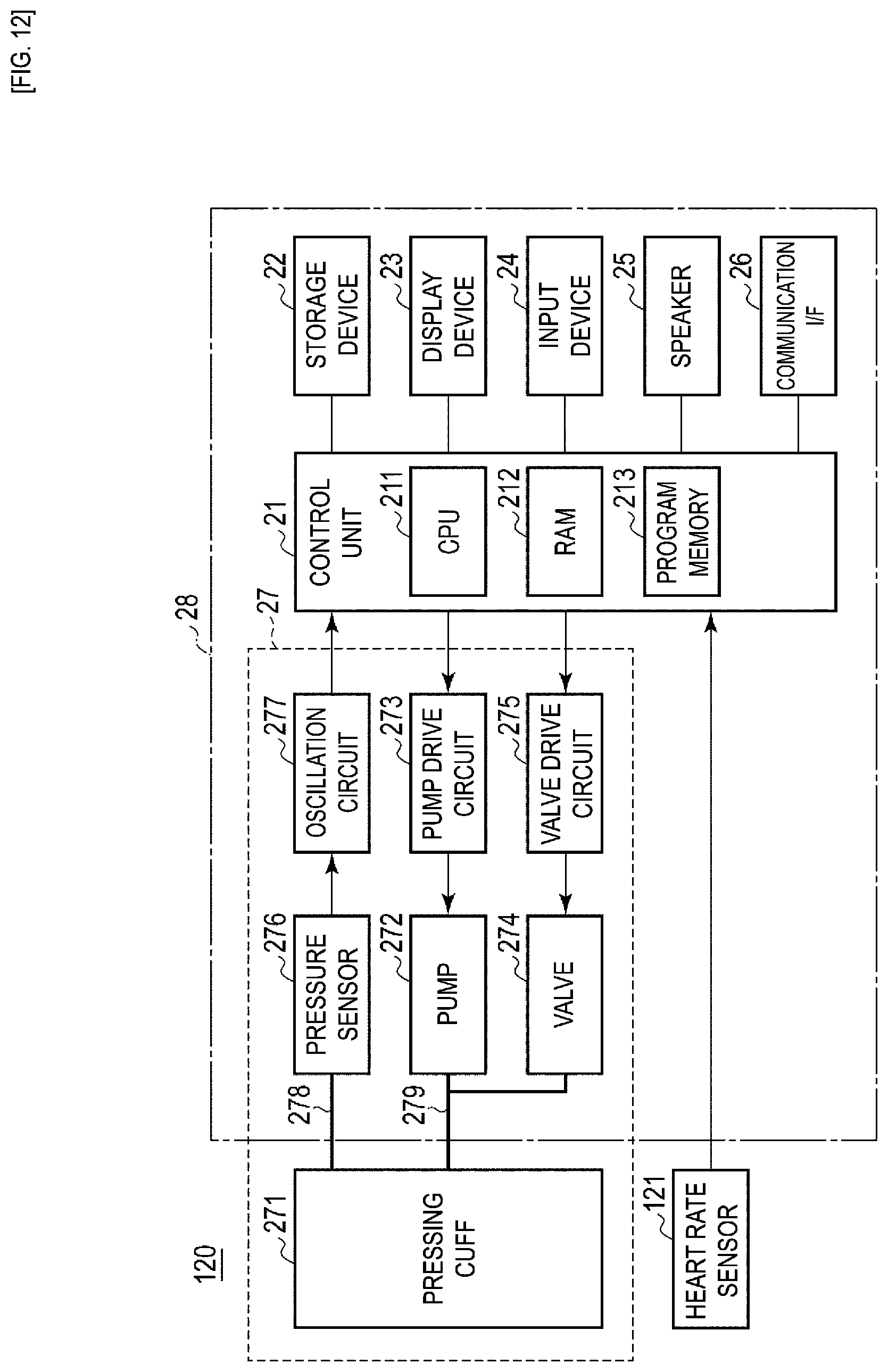 Patent US12551120 Figure 10 – Blood pressure measurement device and blood pressure measurement method