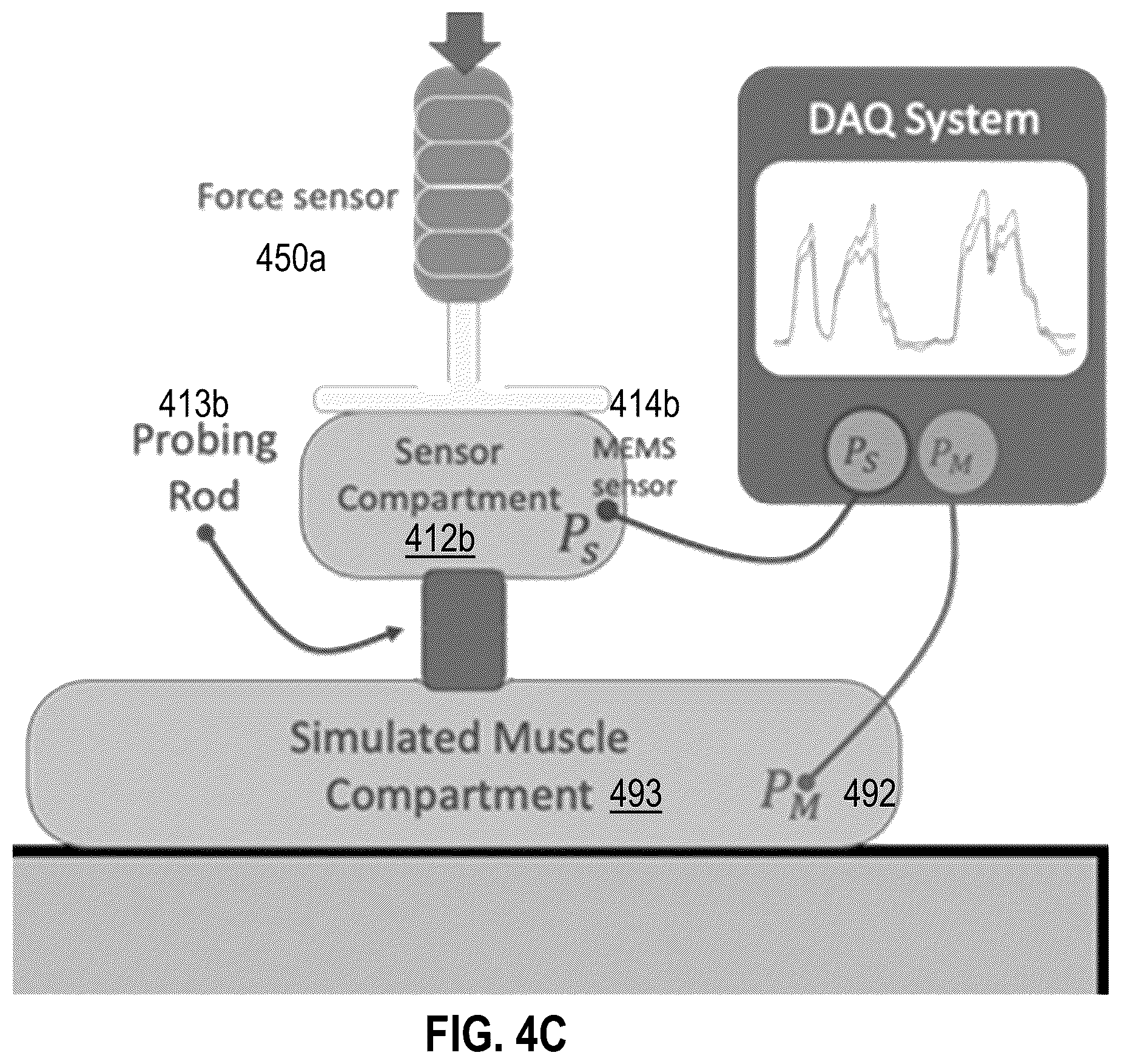 Patent US12551125 Figure 9 – Handheld non-invasive compartment syndrome detector