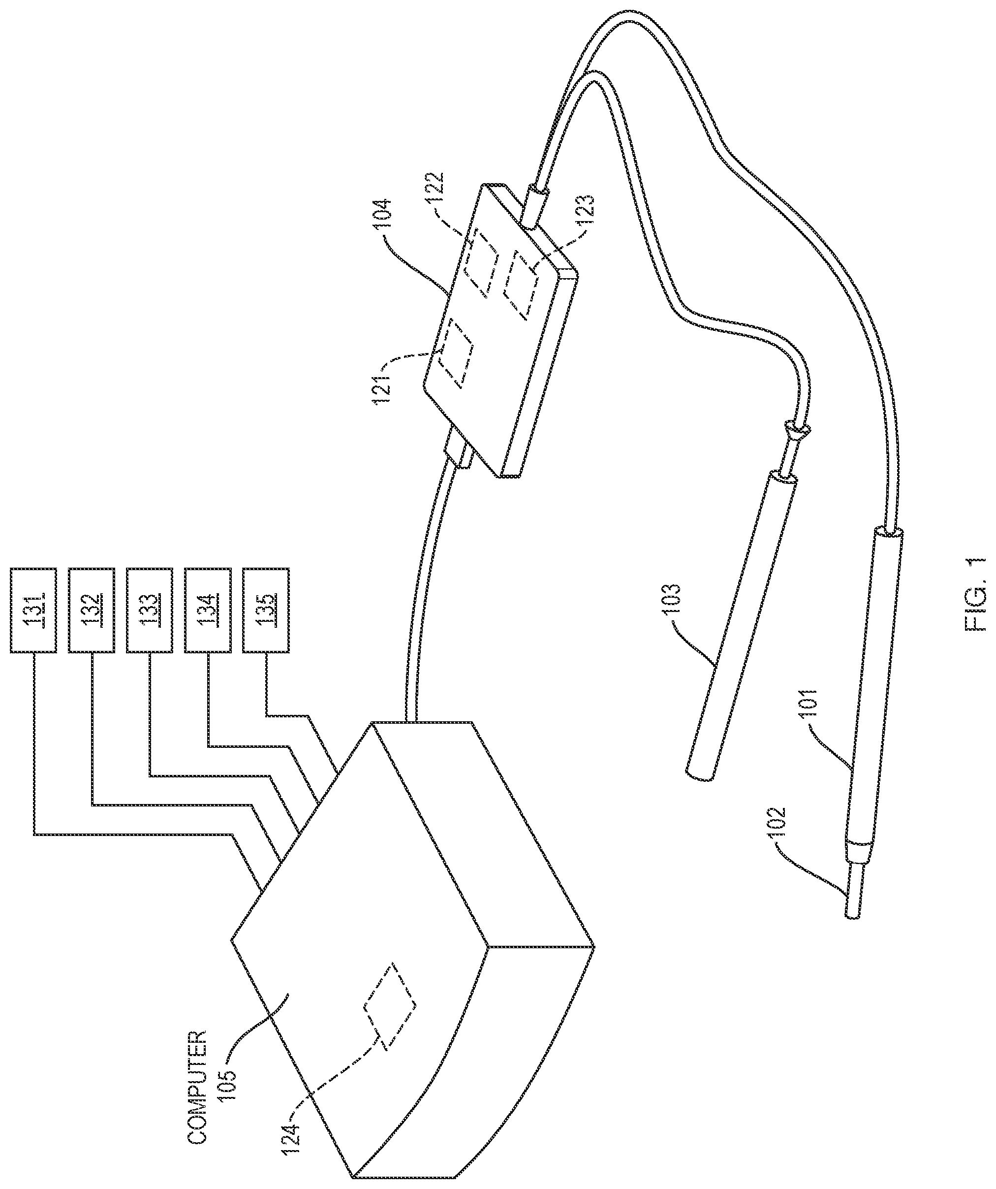 Patent US12551128 Figure 1 – Methods and apparatus for electro-meridian diagnostics