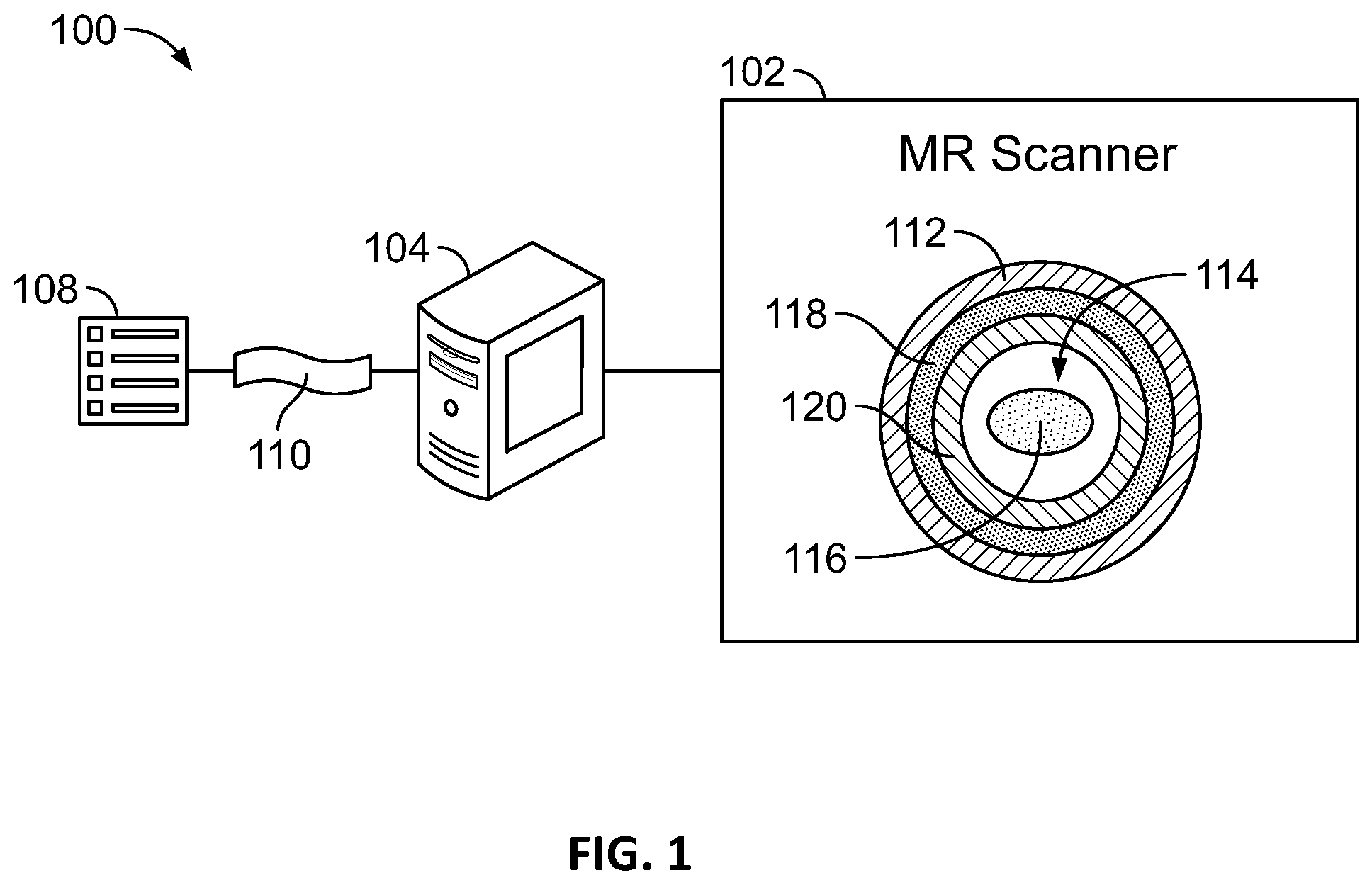 Patent US12551129 Figure 1 – Skull-contoured MRI localizer