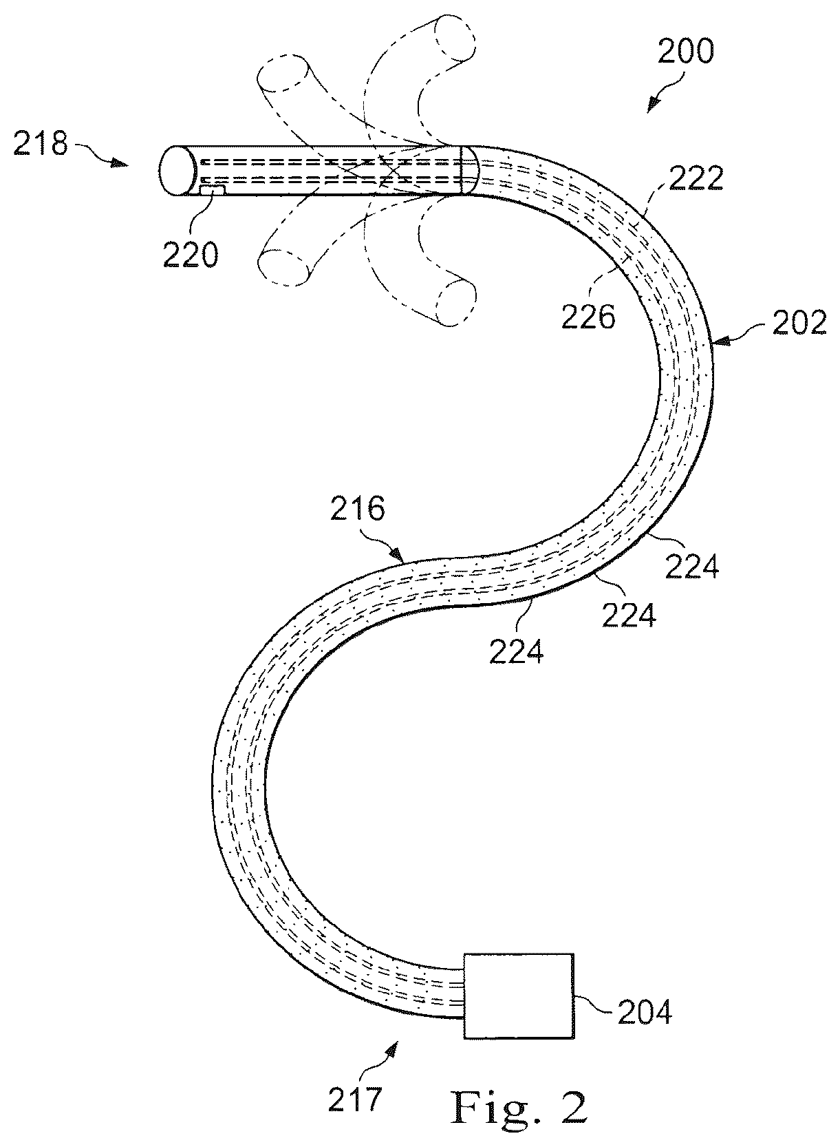 Patent US12551133 Figure 2 – Graphical user interface for catheter positioning and insertion