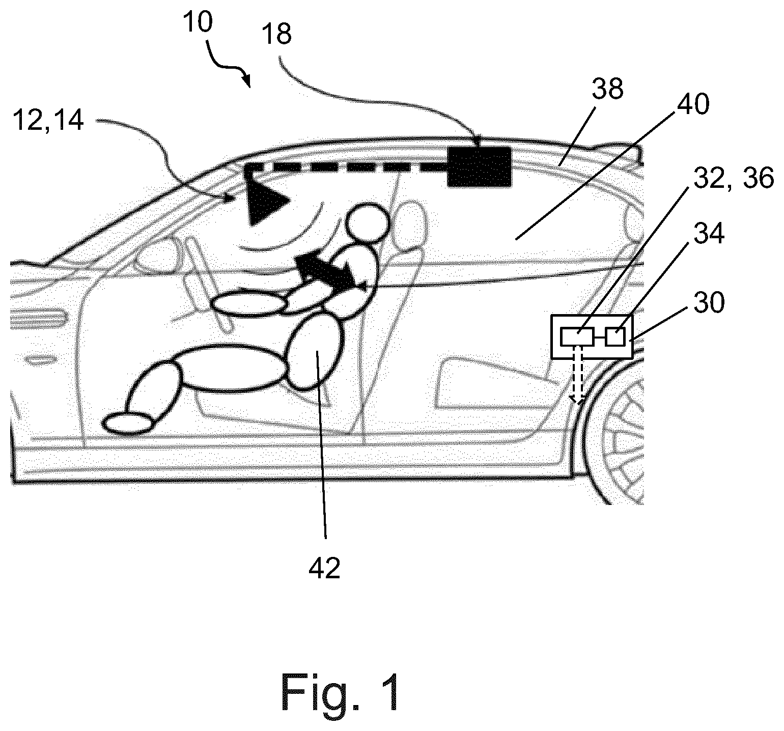 Patent US12551140 Figure 1 – System and method for mitigation of random body movement and interference effects in radar-based vital signs monitoring systems in medical applications