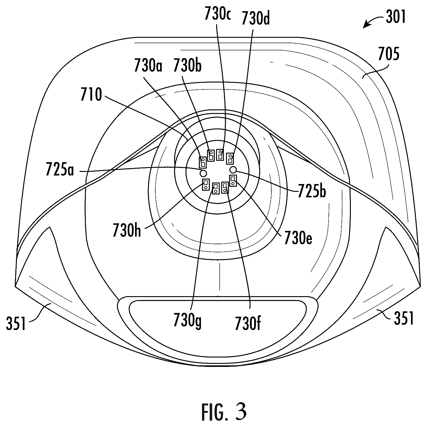 Patent US12551144 Figure 3 – Handheld oximeter with display of real-time and average measurement determination