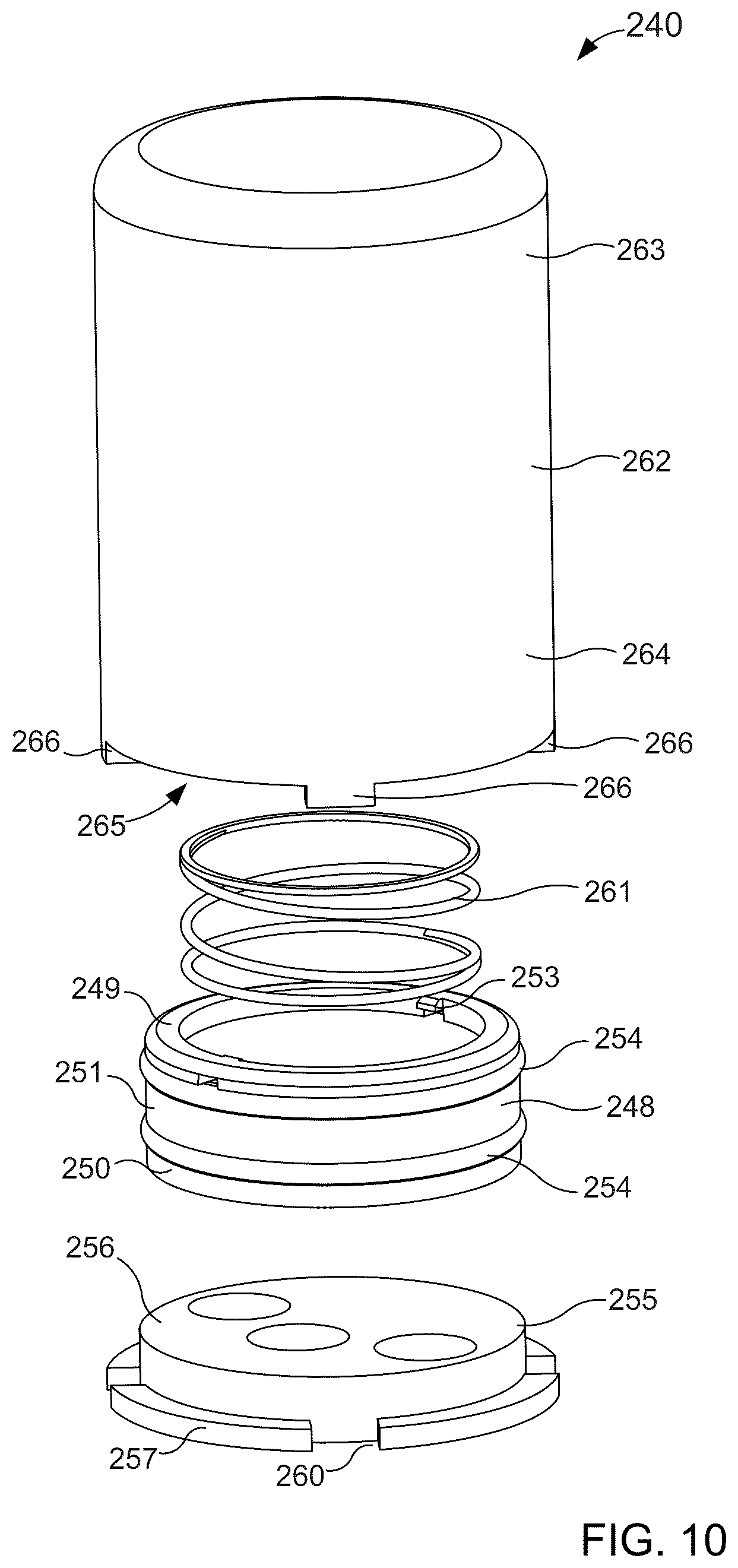 Patent US12551150 Figure 8 – Fluid diversion mechanism for bodily-fluid sampling