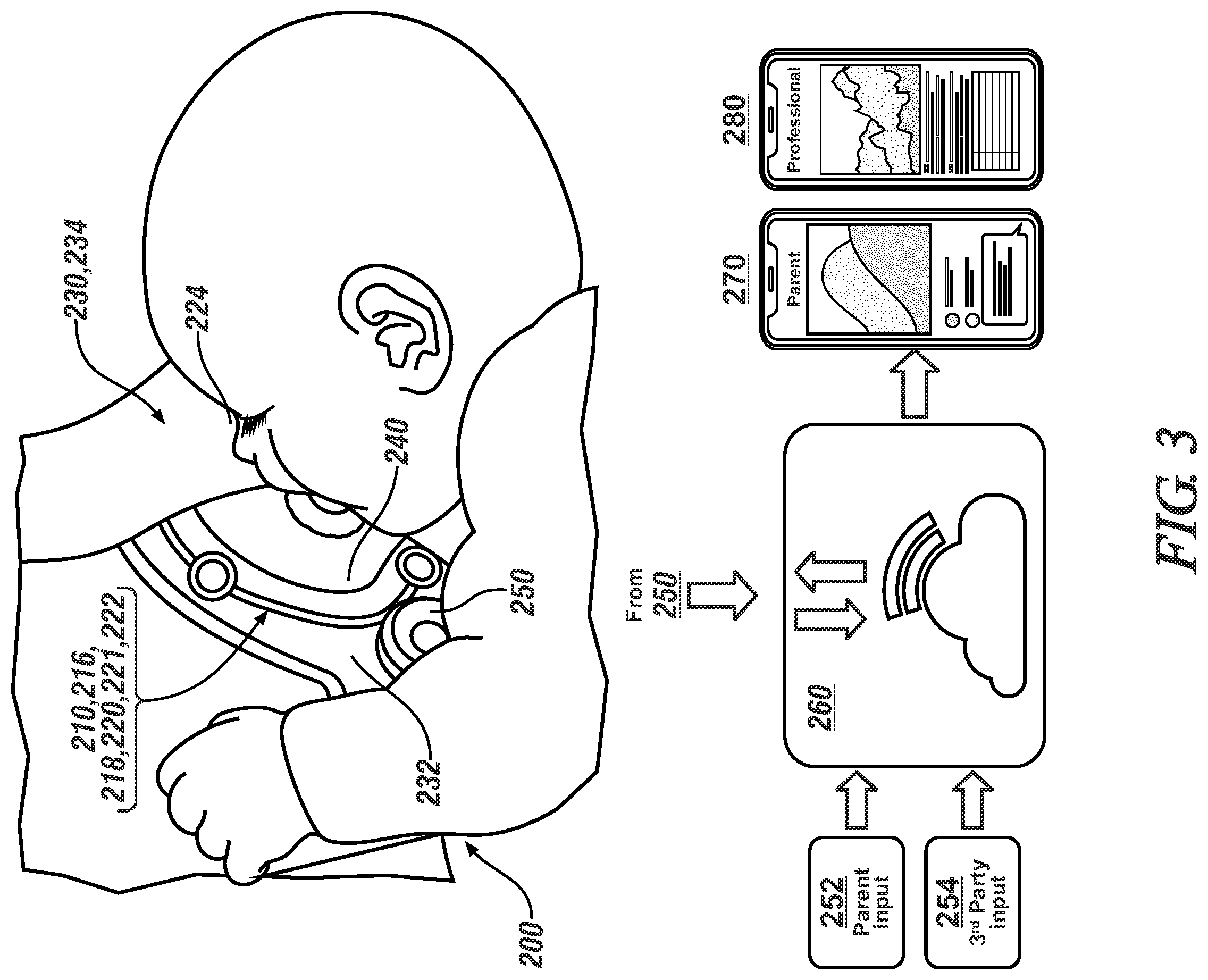 Patent US12551160 Figure 2 – System and method for measuring human milk production