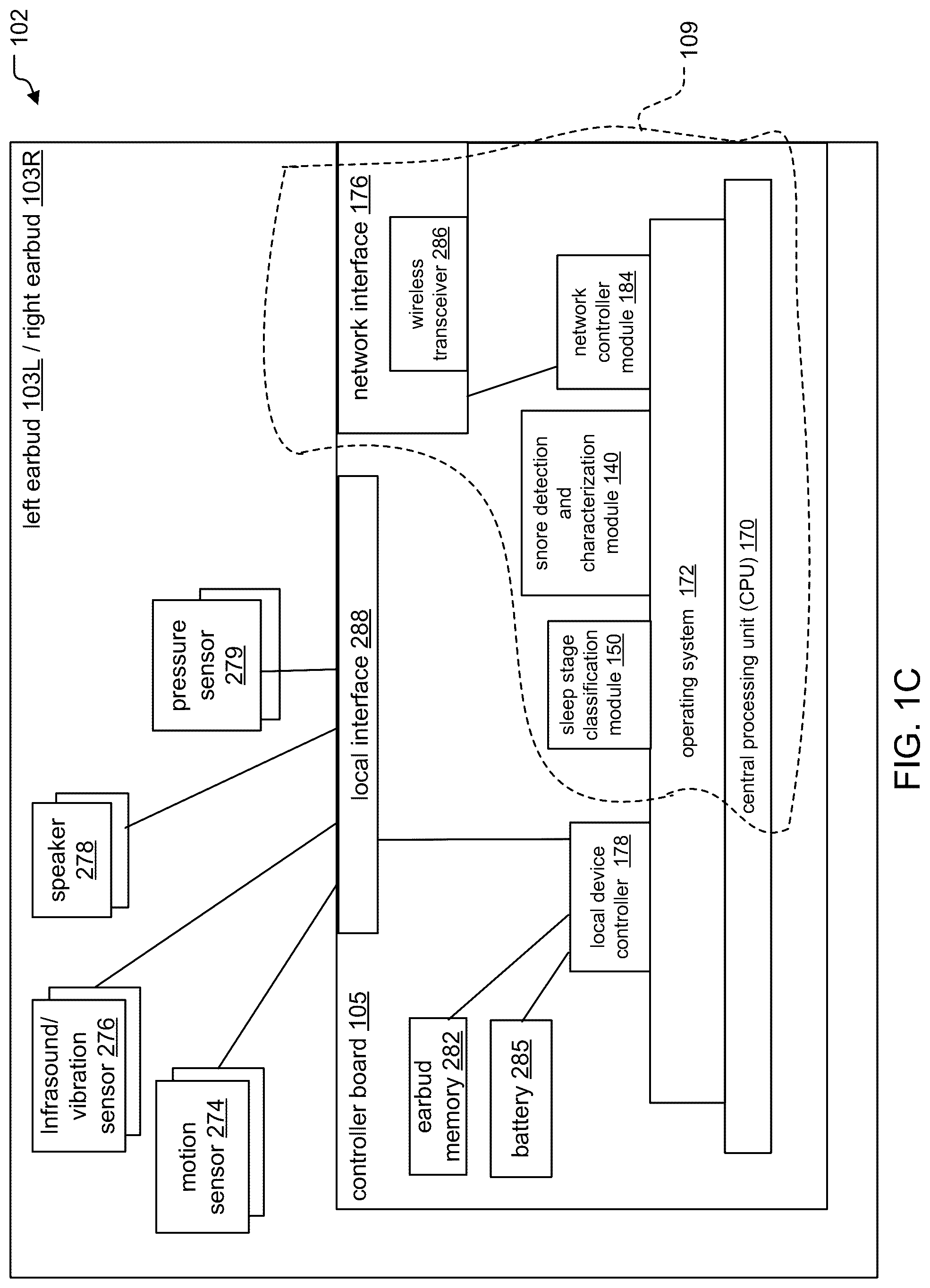 Patent US12551163 Figure 3 – System and method for noninvasive sleep monitoring and reporting