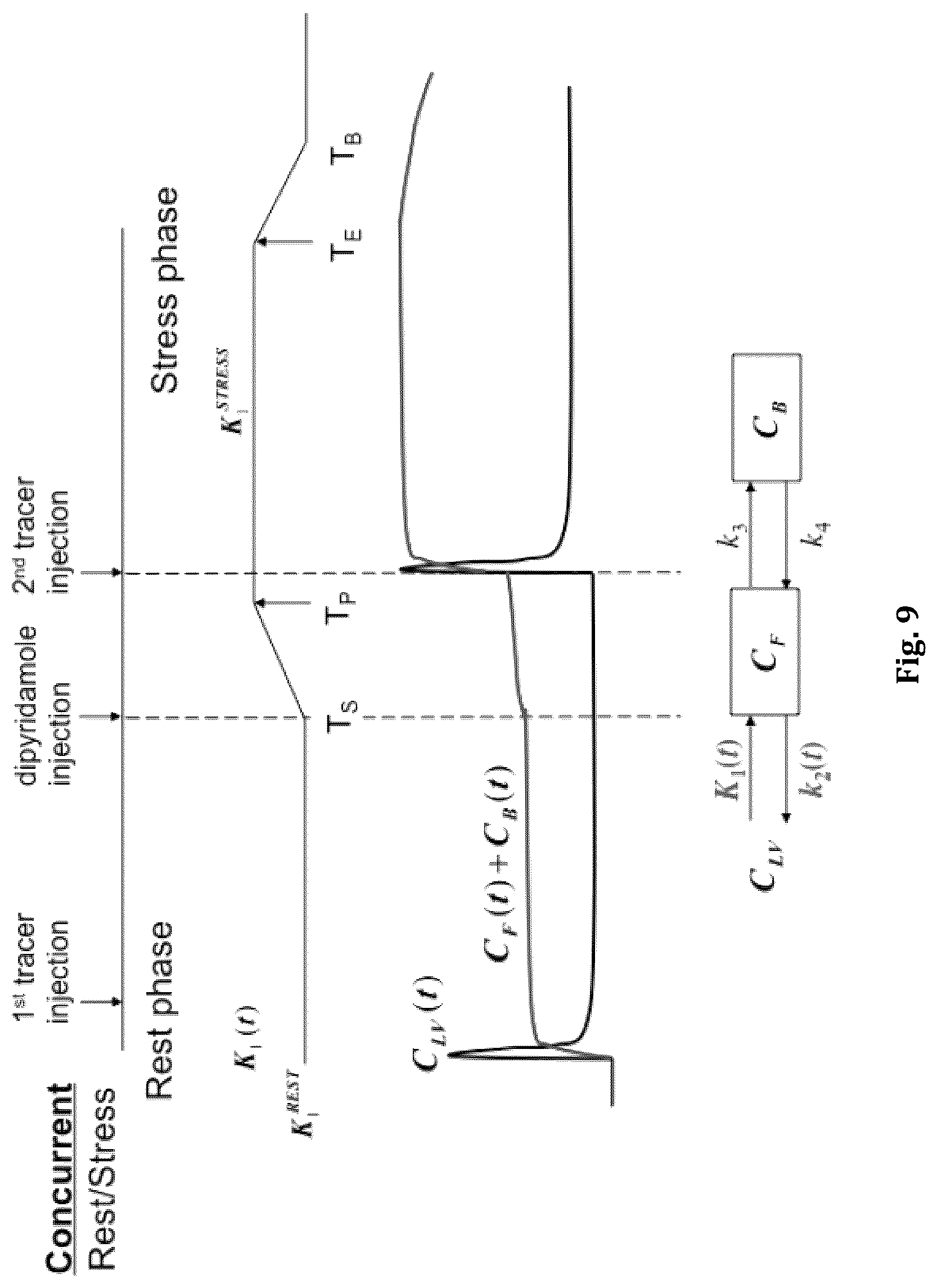 Patent US12551173 Figure 9 – System and method for single-scan rest-stress cardiac PET