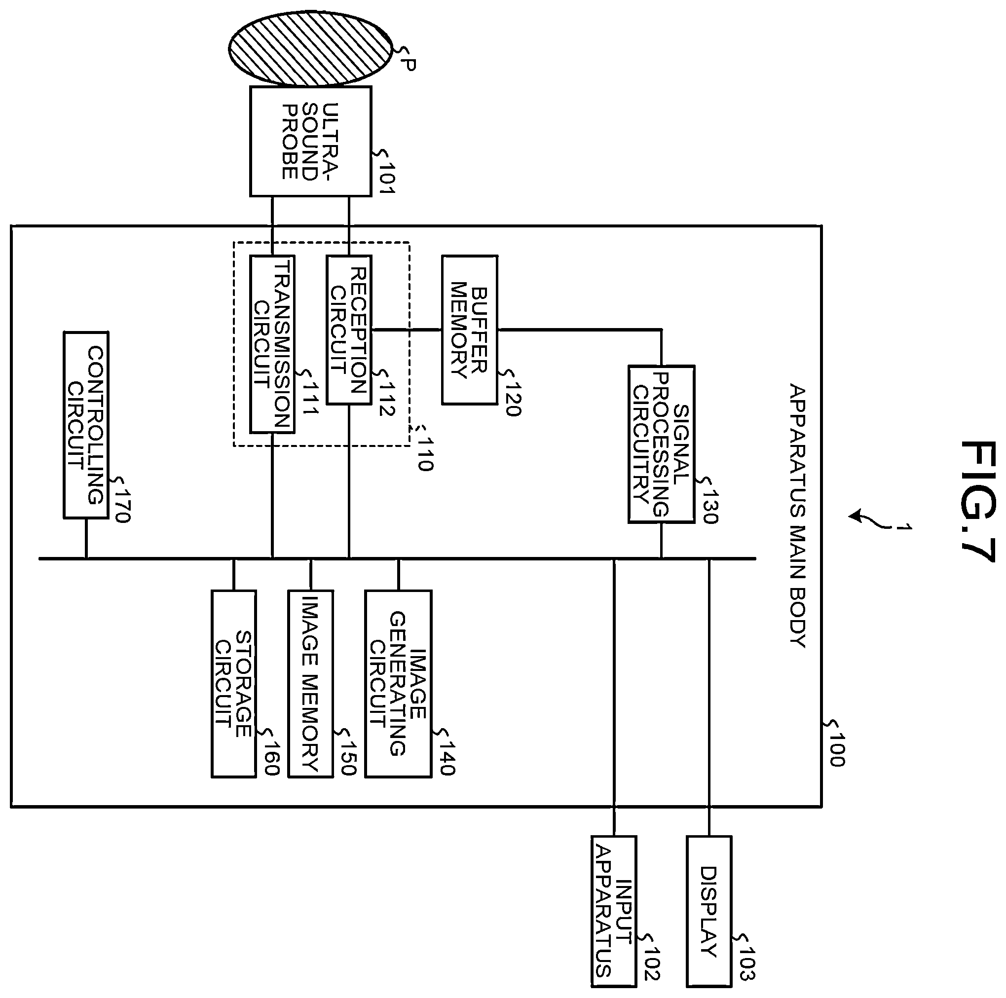 Patent US12551193 Figure 9 – Ultrasound diagnosis apparatus