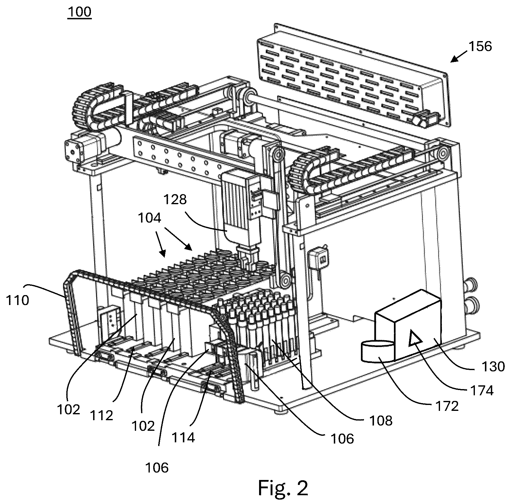 Patent US12551198 Figure 2 – Automated system for quantitative collection and extraction of a fecal sample