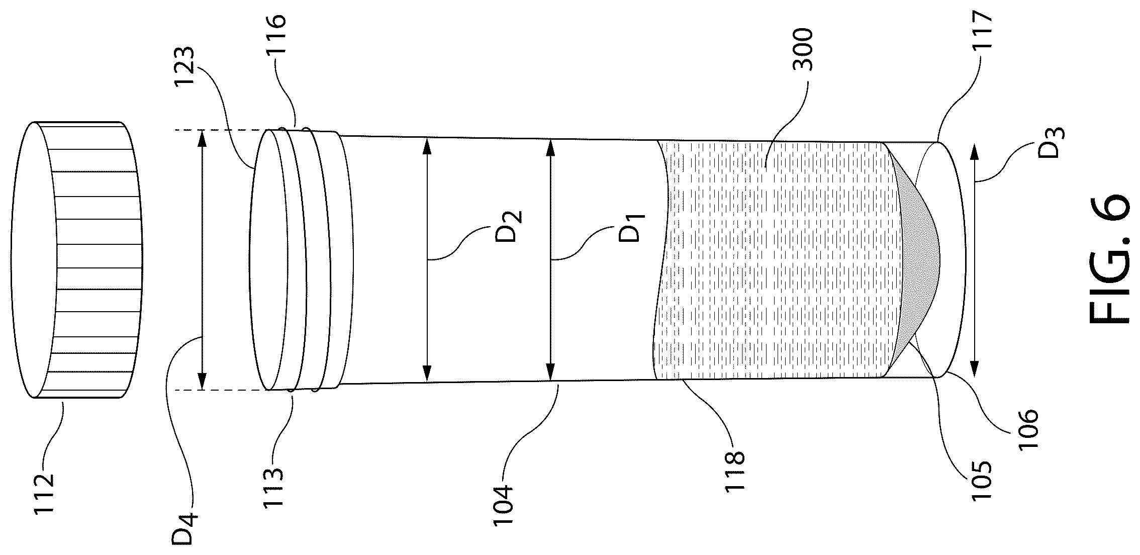 Patent US12551199 Figure 6 – Fluid collection device