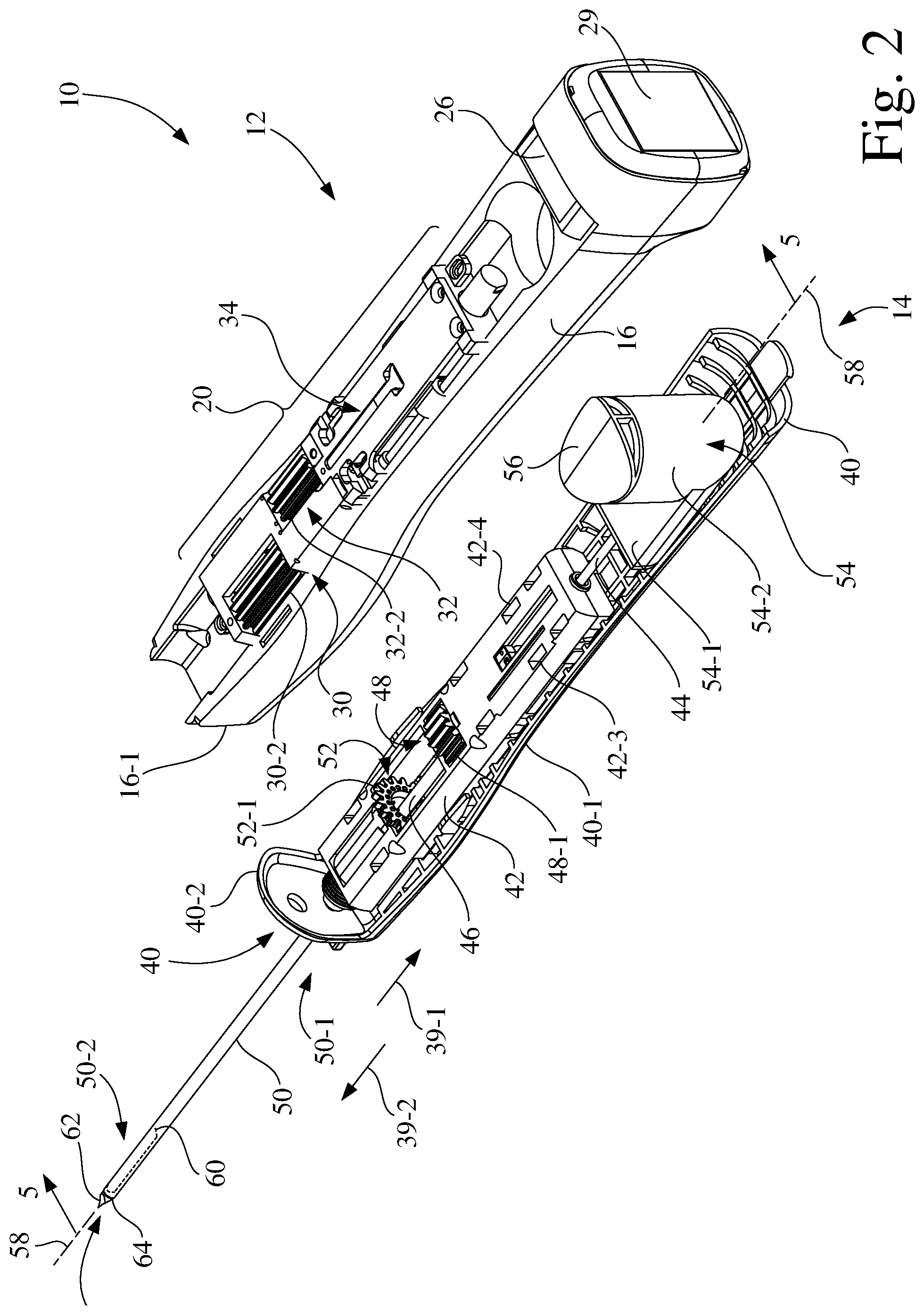 Patent US12551202 Figure 2 – Biopsy apparatus having a piercing module