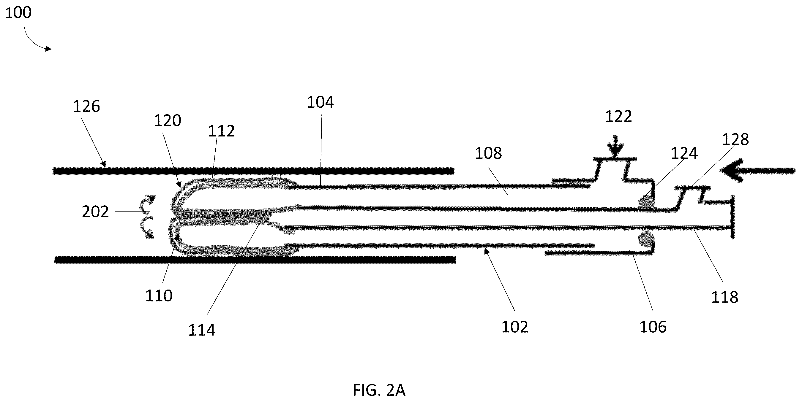 Patent US12551203 Figure 2 – Catheter with vessel lining for cell collection and methods for using same