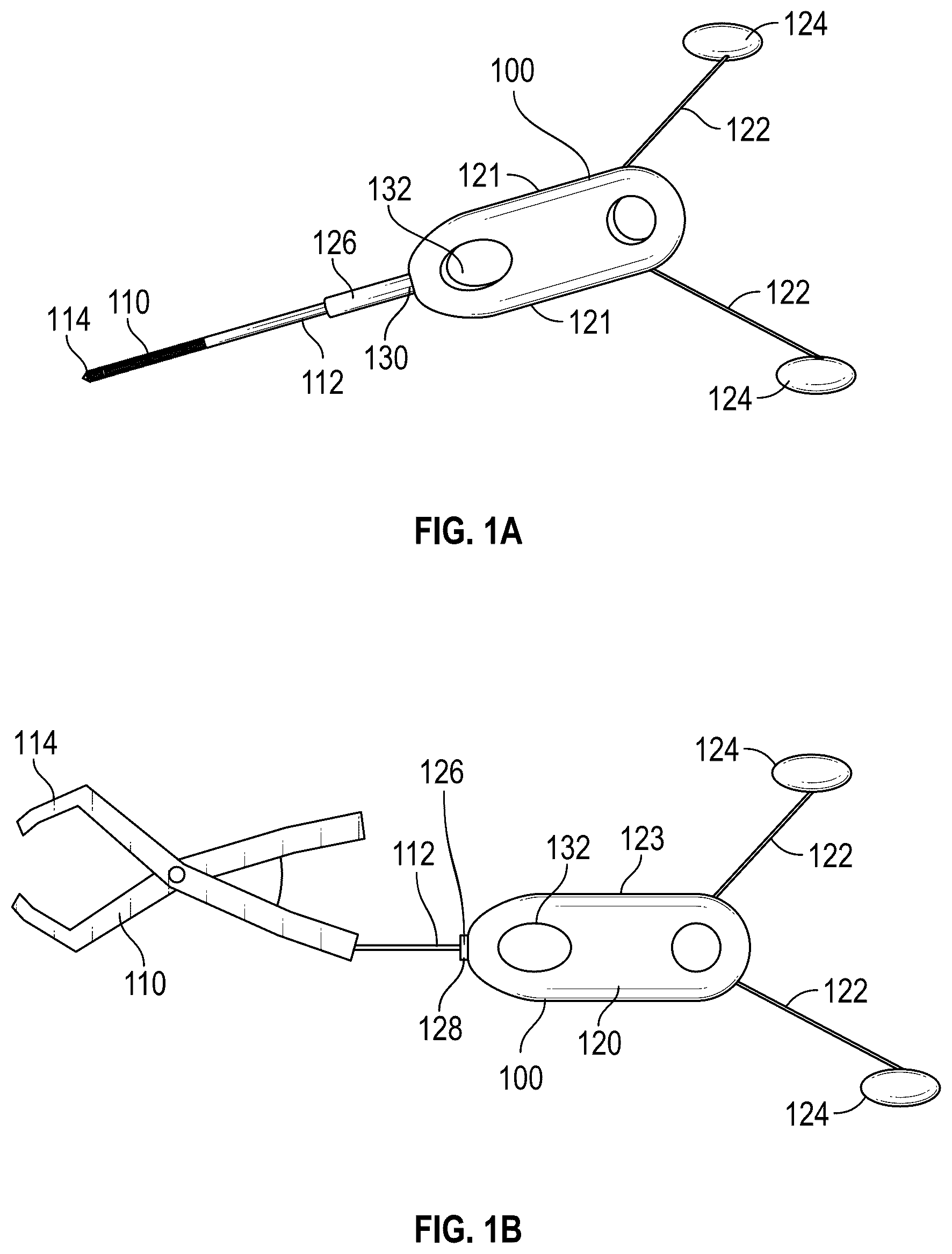 Patent US12551208 Figure 1 – Self-retaining bone holding devices and methods
