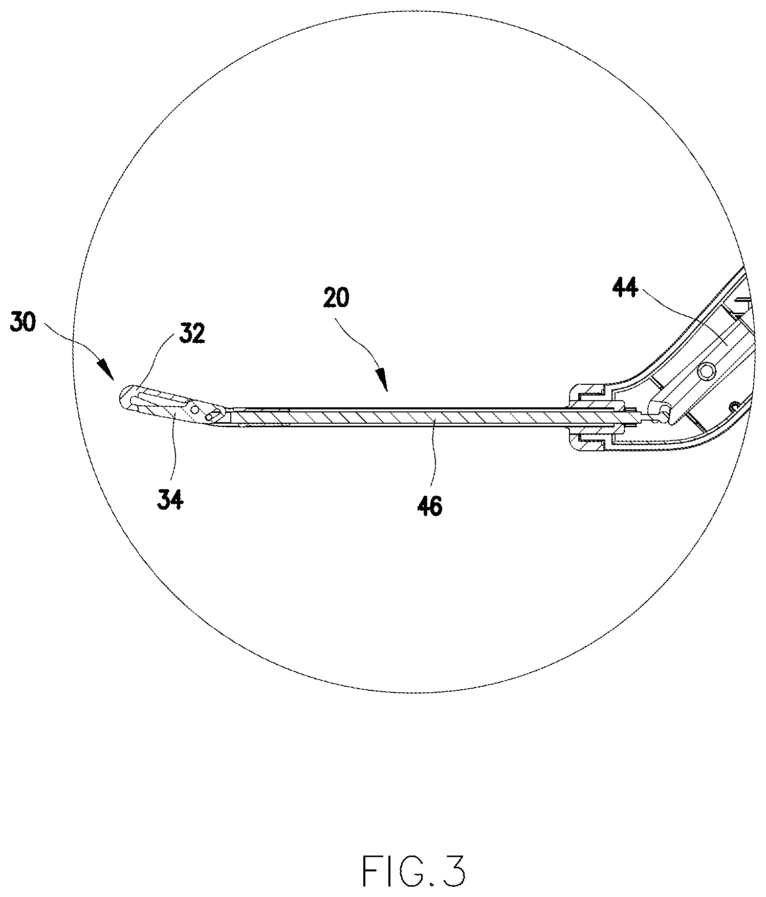 Patent US12551213 Figure 3 – Surgical device