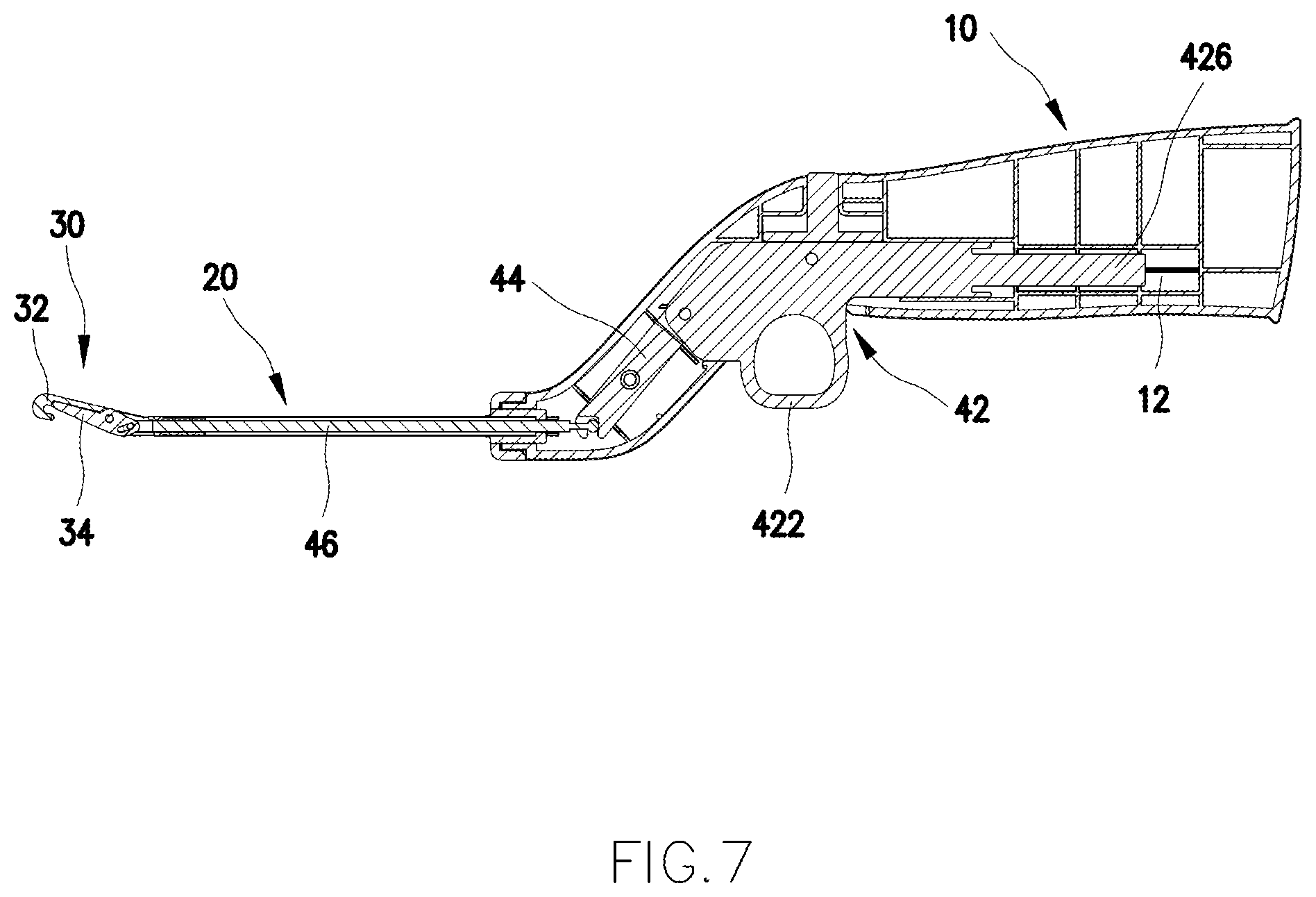 Patent US12551213 Figure 7 – Surgical device