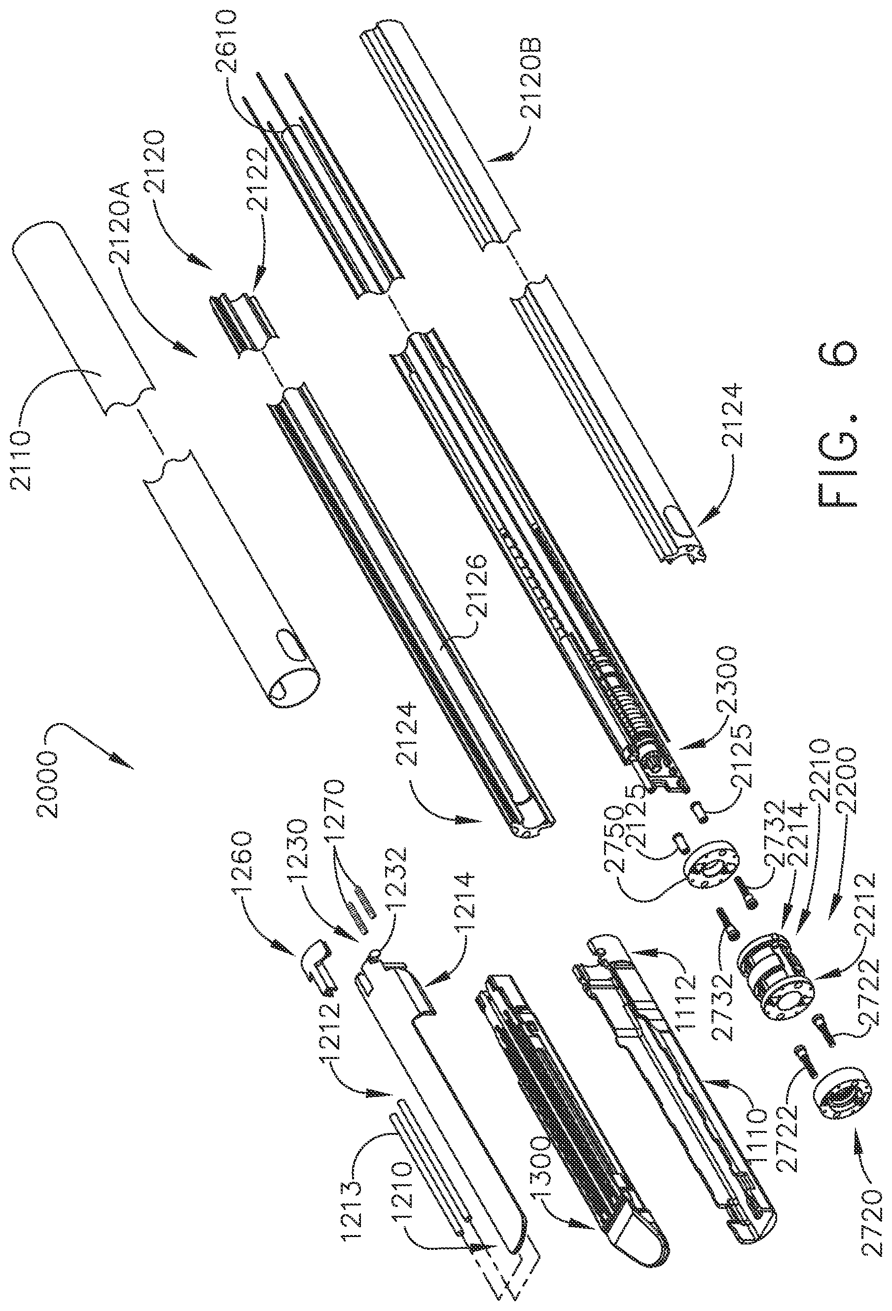 Patent US12551214 Figure 6 – Surgical instruments with differential articulation joint arrangements for accommodating flexible actuators