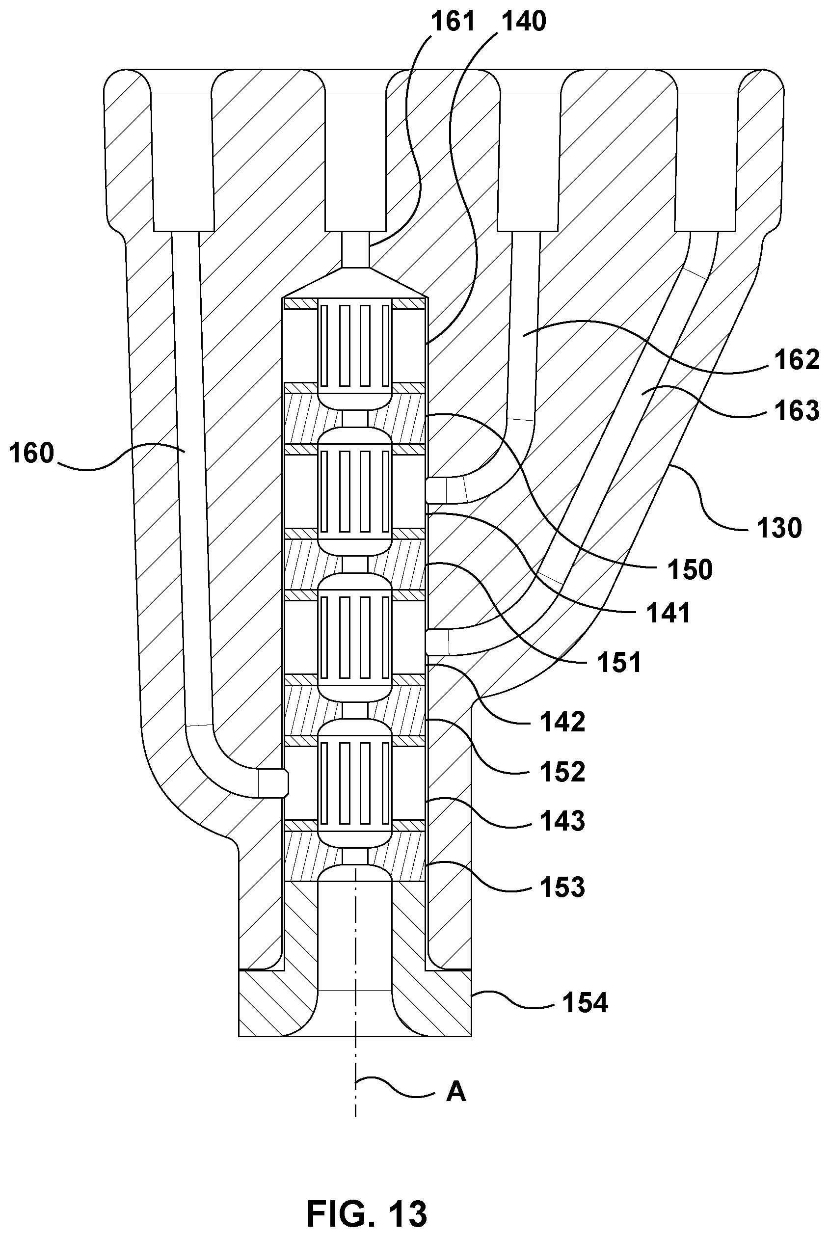 Patent US12551216 Figure 13 – Double-balloon catheter