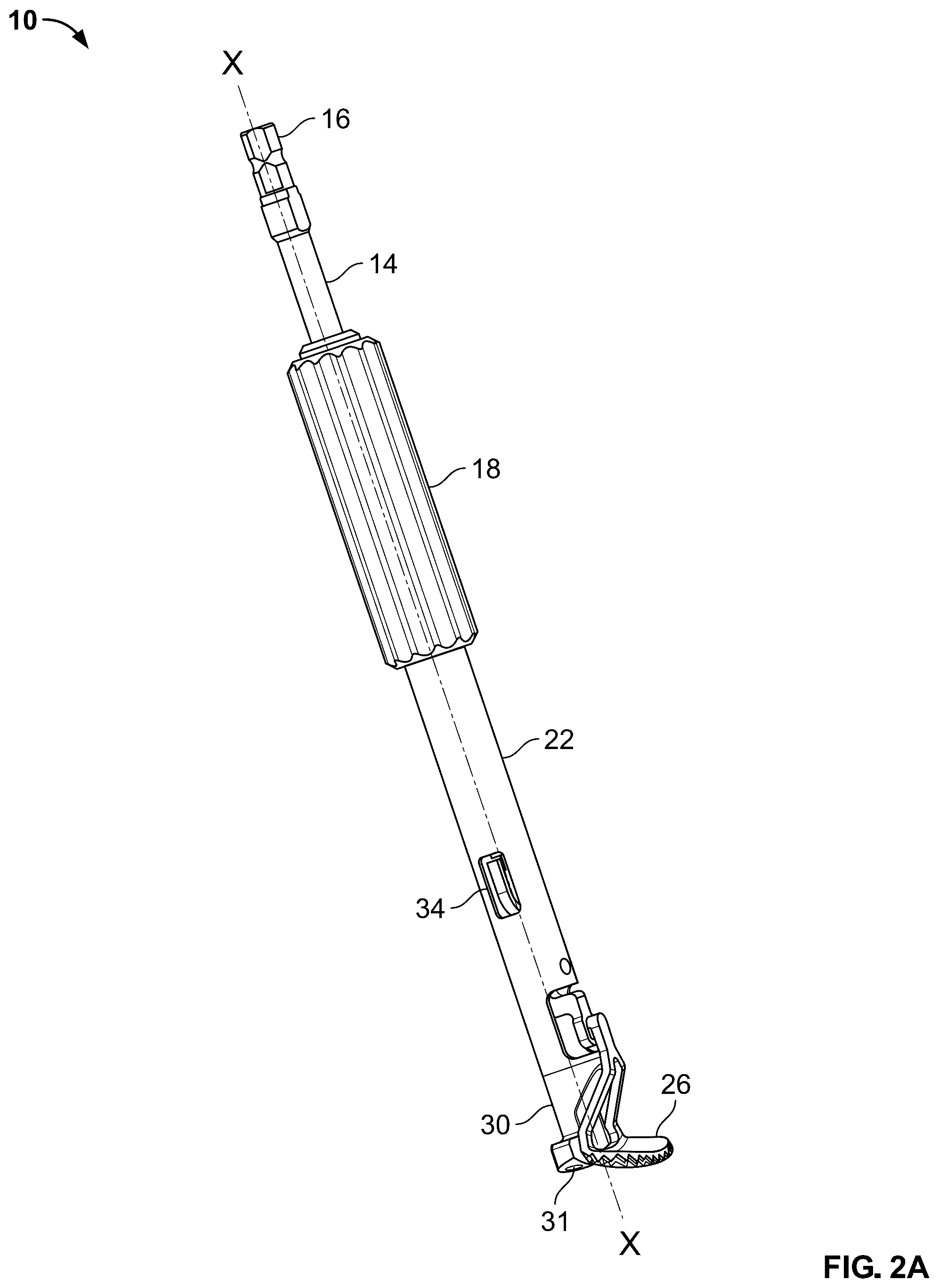 Patent US12551220 Figure 2 – Reamer for augmented glenoid implant