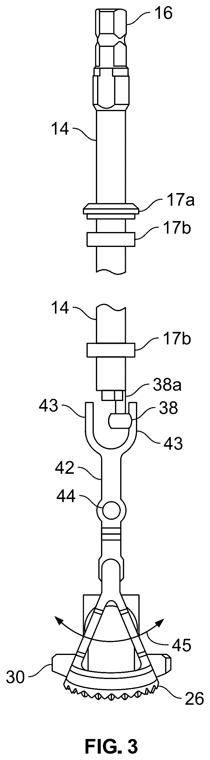 Patent US12551220 Figure 4 – Reamer for augmented glenoid implant