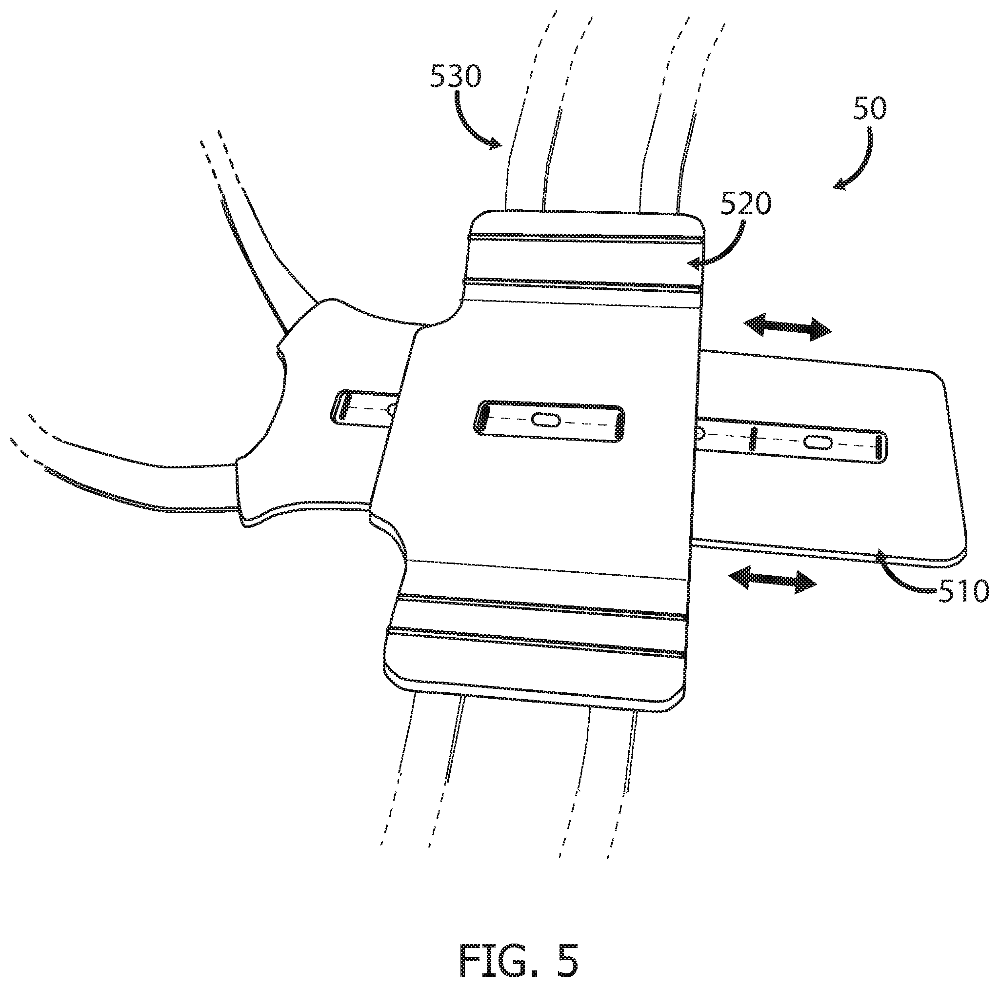 Patent US12551233 Figure 5 – Devices and methods for attaching a medical device to a subject