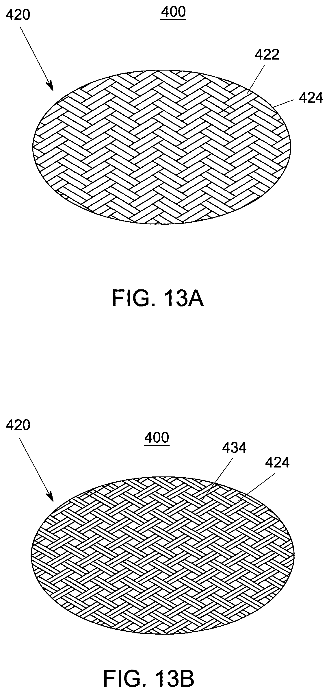 Patent US12551238 Figure 10 – Fiber implant with interwoven different materials