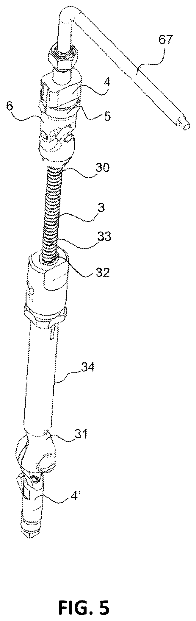 Patent US12551239 Figure 7 – External fixator system