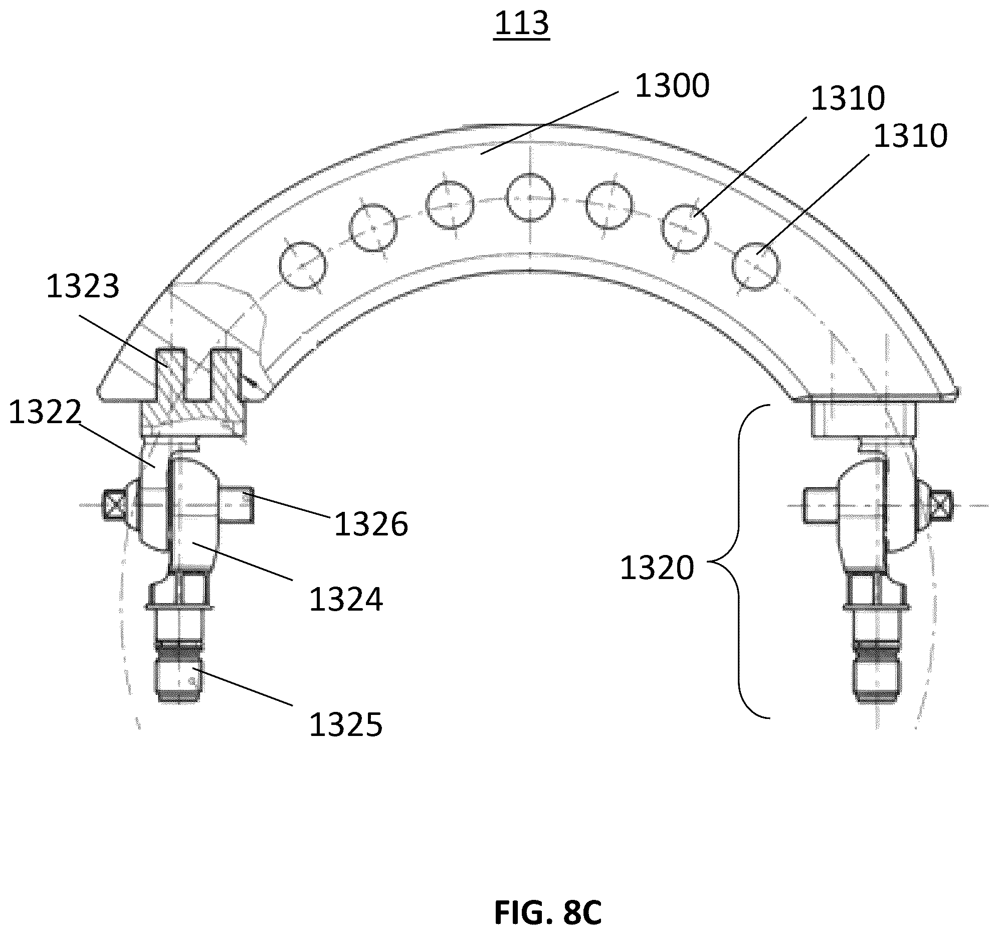 Patent US12551239 Figure 12 – External fixator system