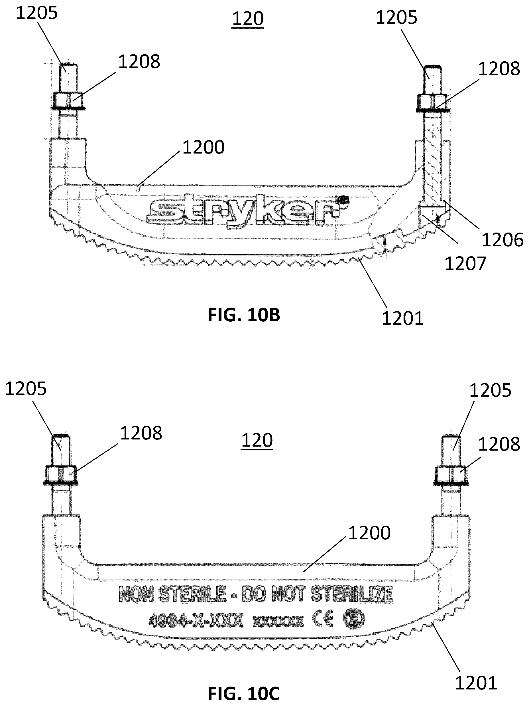 Patent US12551239 Figure 16 – External fixator system