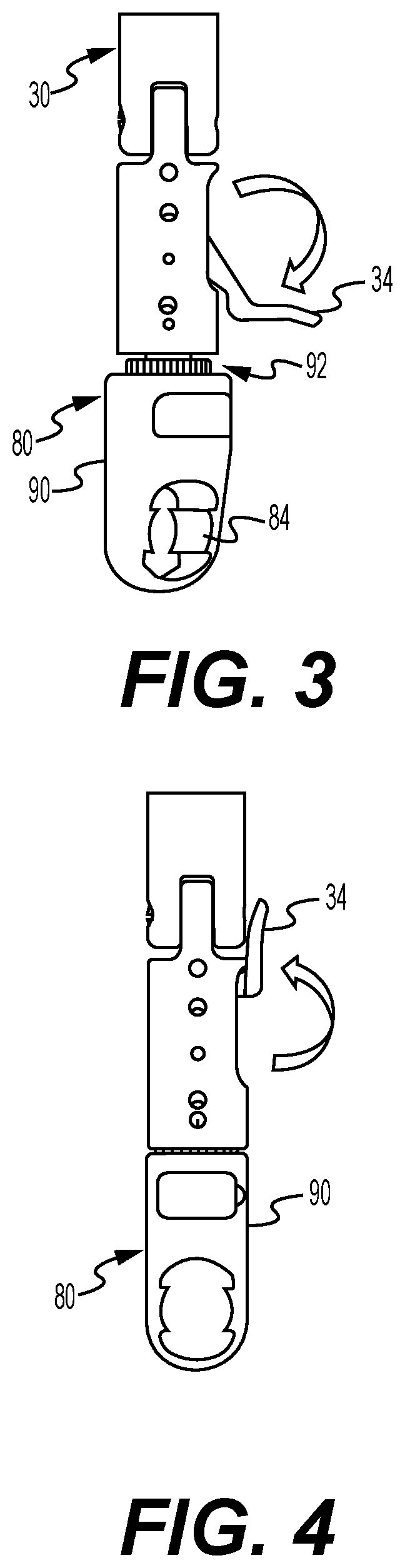 Patent US12551243 Figure 3 – Adjustable, modular instrument and method for spinal manipulation