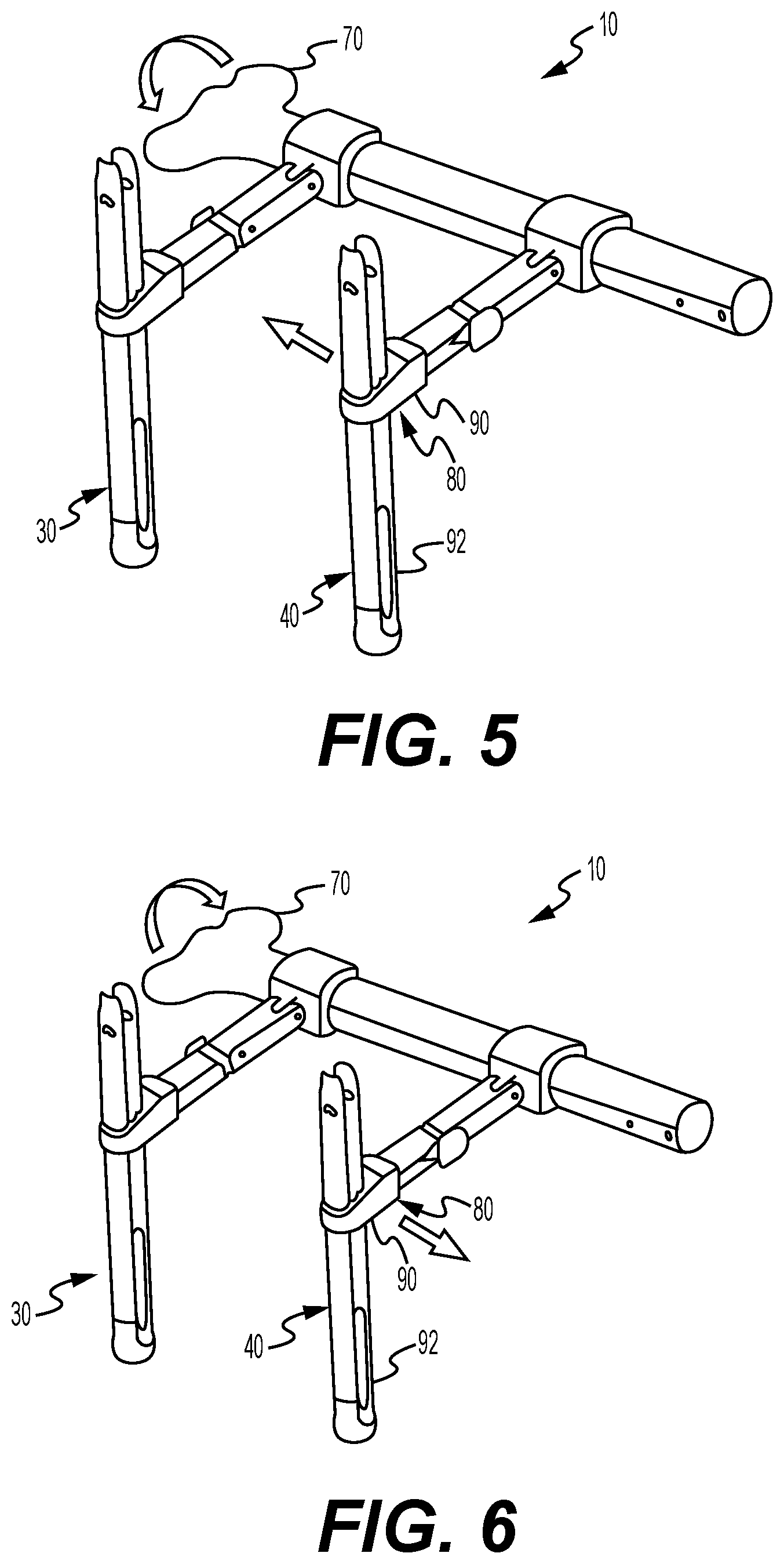 Patent US12551243 Figure 4 – Adjustable, modular instrument and method for spinal manipulation