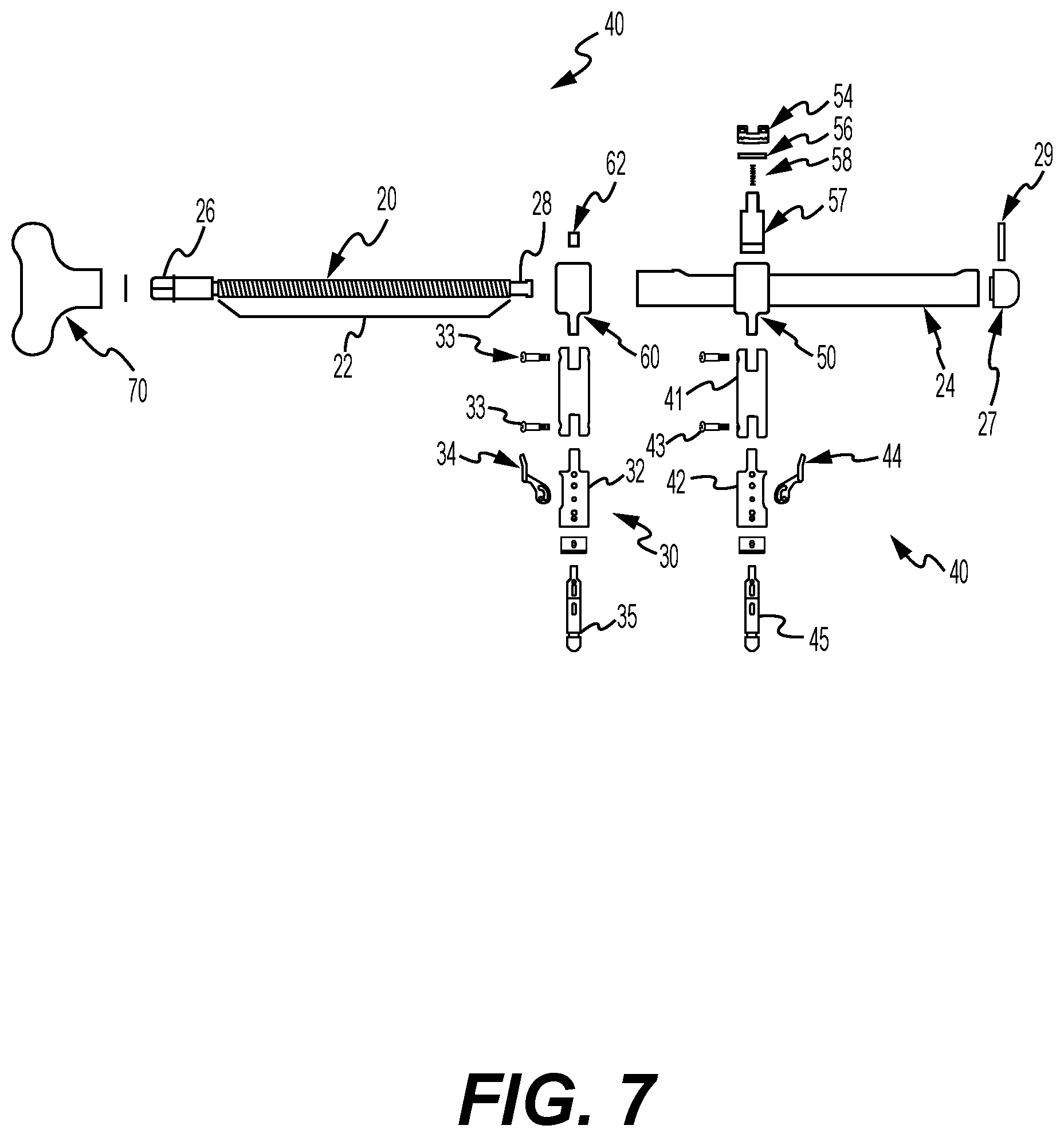 Patent US12551243 Figure 5 – Adjustable, modular instrument and method for spinal manipulation