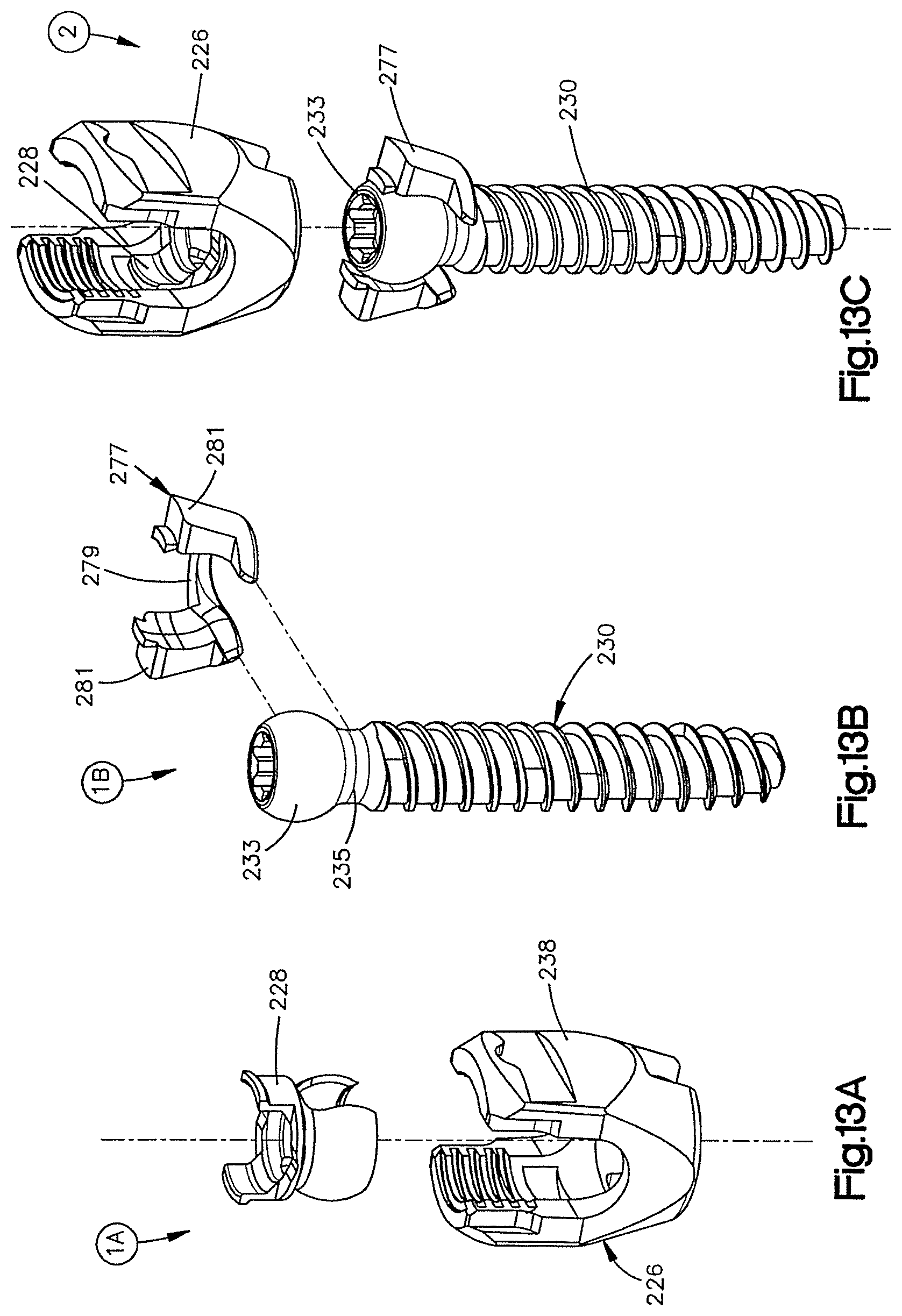 Patent US12551245 Figure 15 – Uni-planer bone fixation assembly