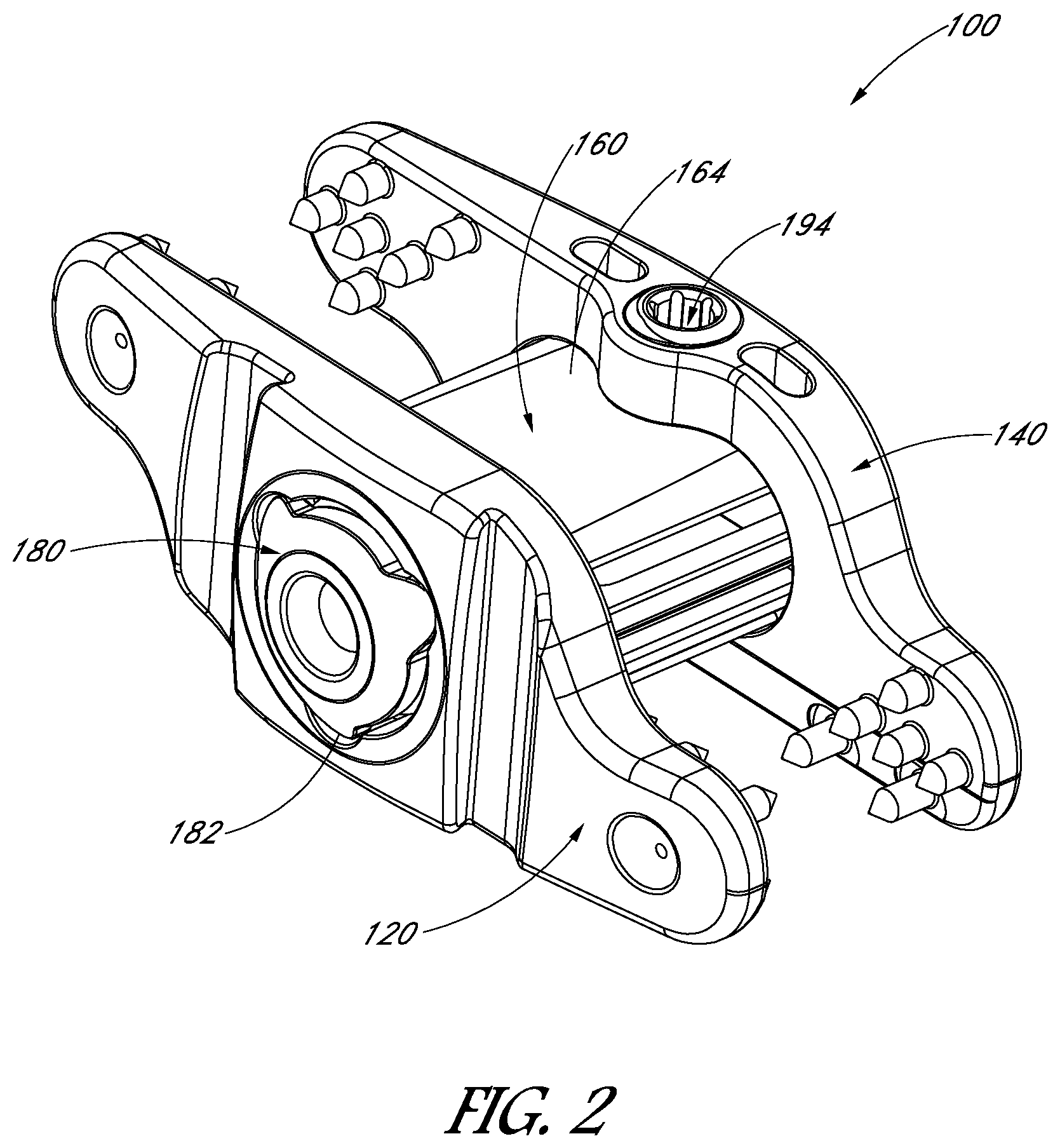 Patent US12551246 Figure 2 – Apparatus and method of treating spinous processes