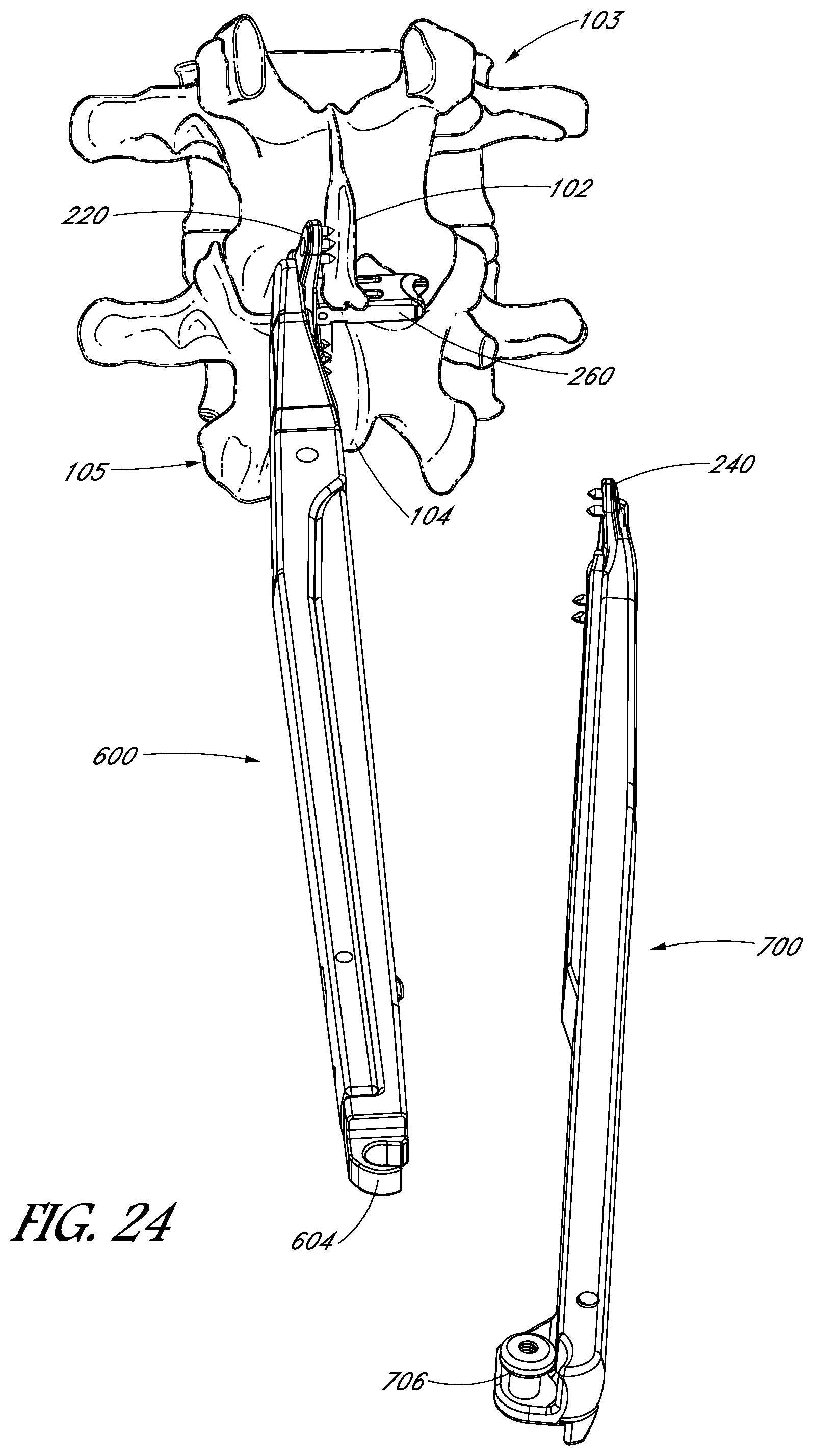 Patent US12551246 Figure 16 – Apparatus and method of treating spinous processes