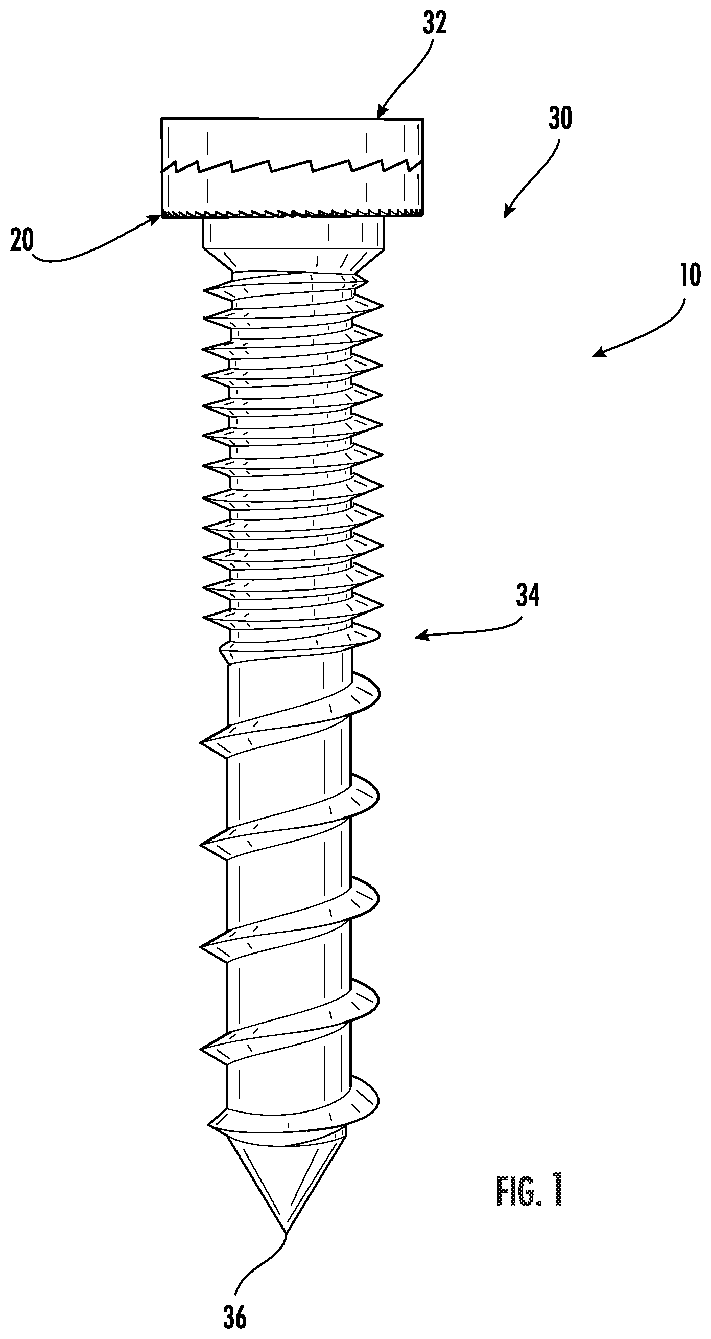 Patent US12551251 Figure 1 – Fixation assemblies for medical implants