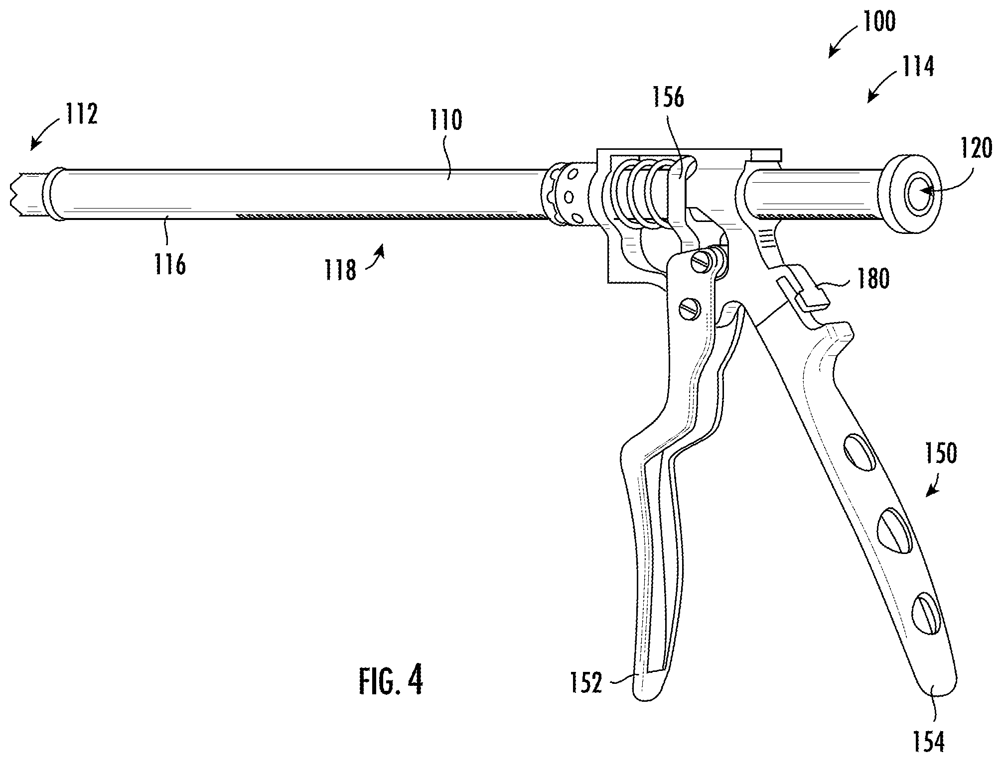 Patent US12551257 Figure 4 – Collinear reduction clamp
