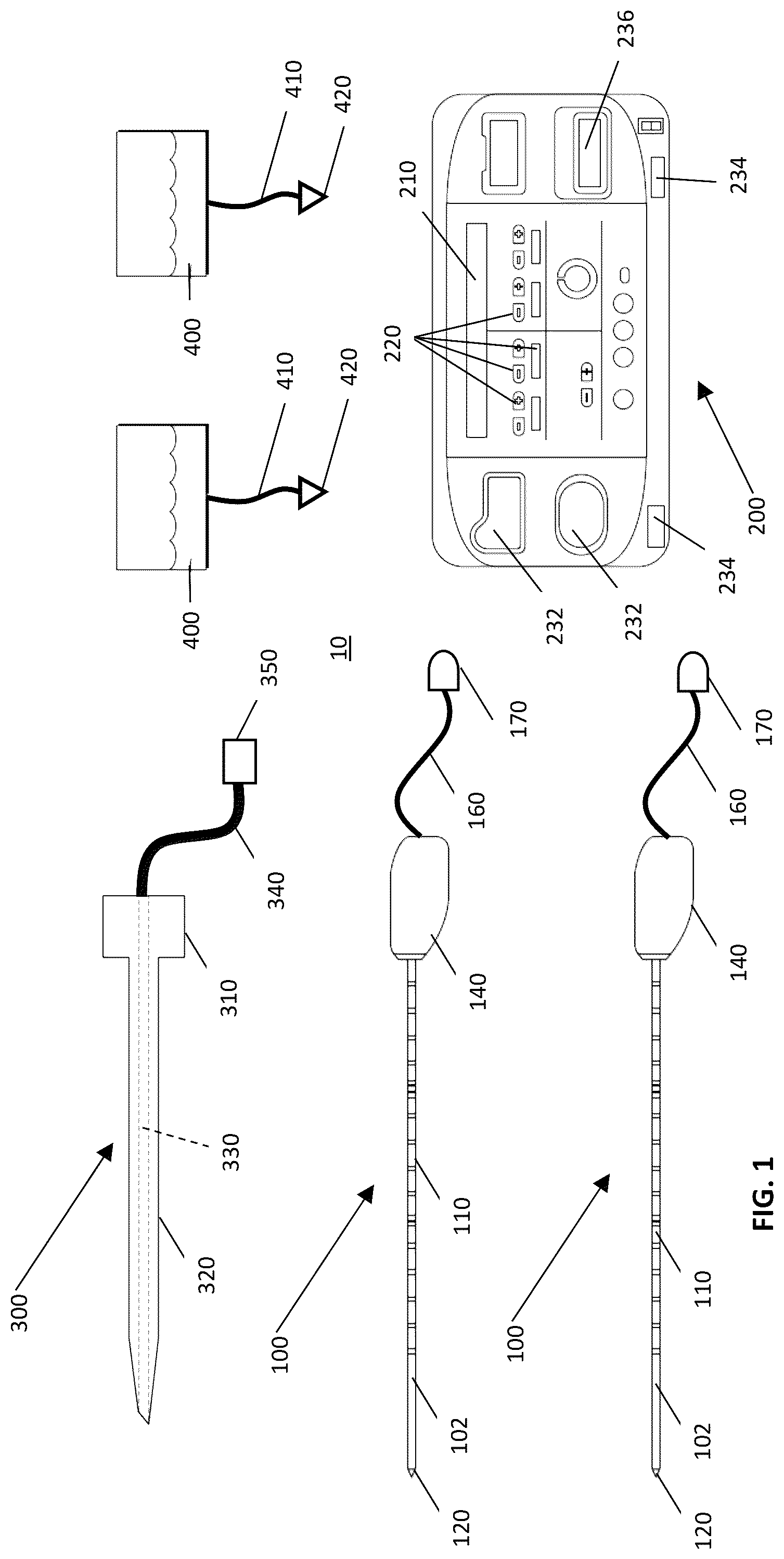 Patent US12551260 — Devices, systems, and methods for energy-based treatment of synovial joints and other fluid-filled spaces — Figure 1