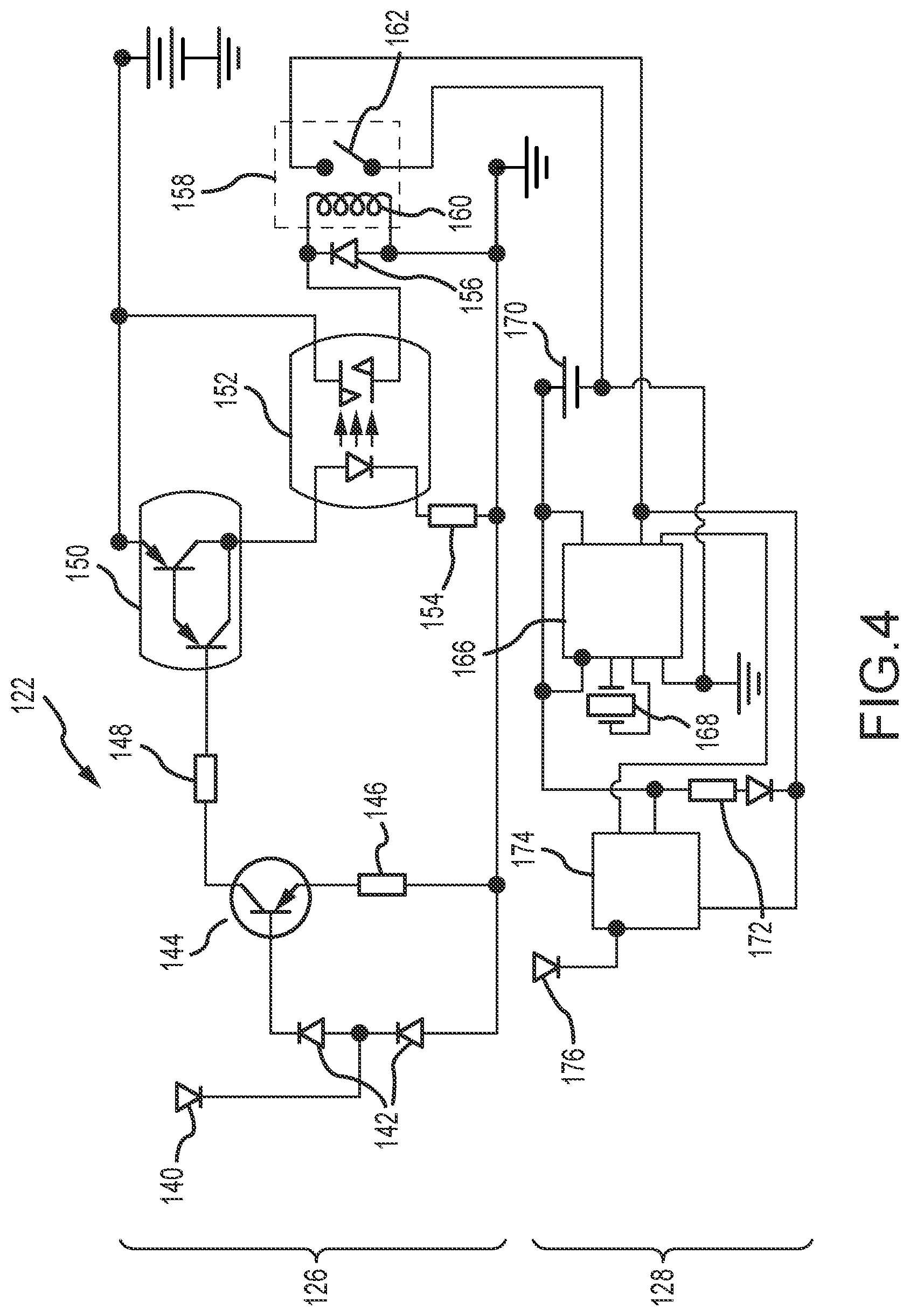 Patent US12551263 Figure 4 – System and apparatus for automatic activation using radio frequency sensor