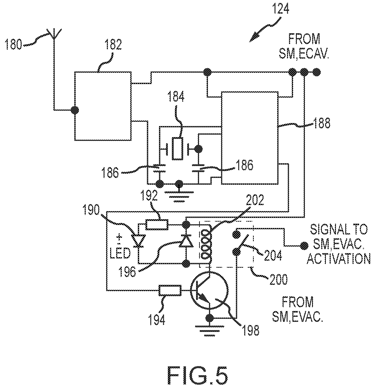 Patent US12551263 Figure 5 – System and apparatus for automatic activation using radio frequency sensor