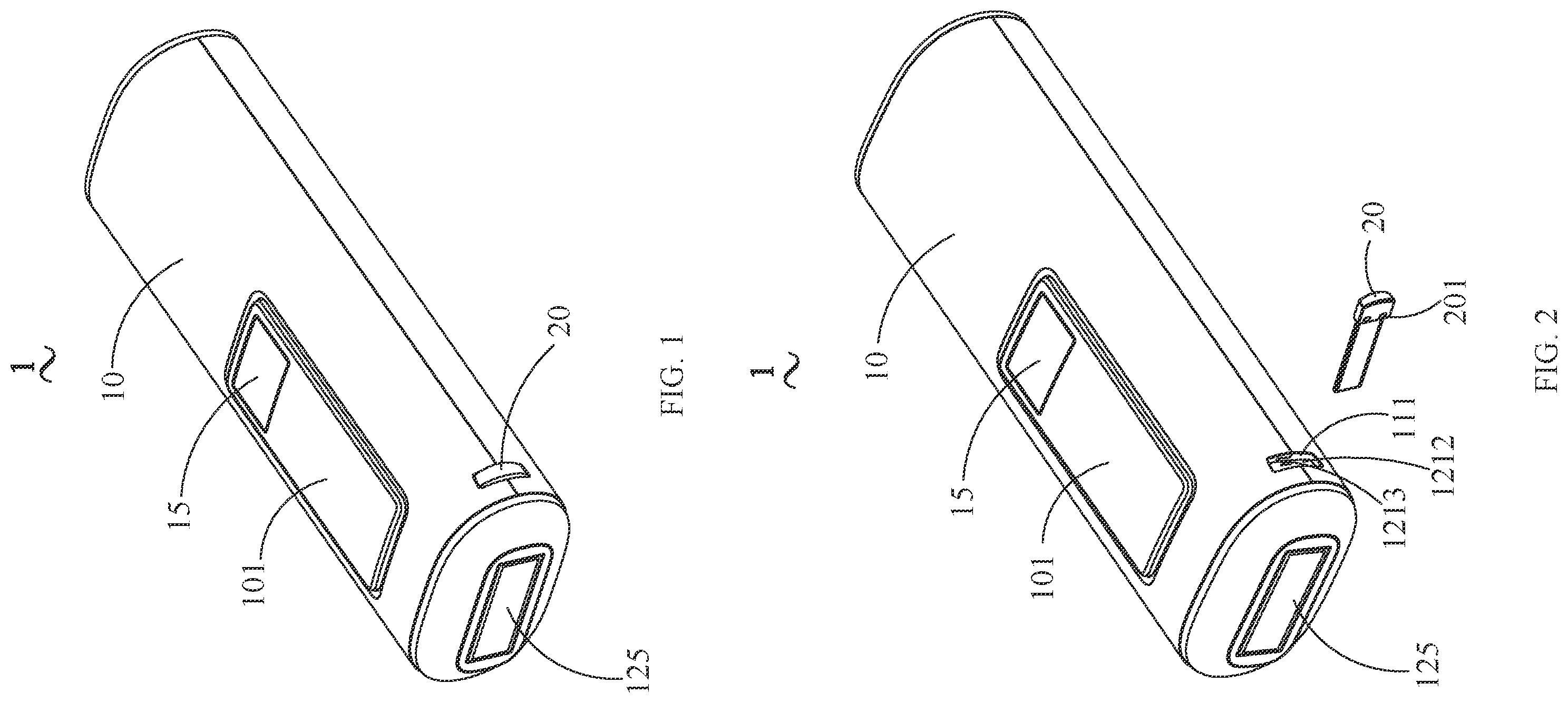 Patent US12551277 Figure 1 – Hair-removal apparatus
