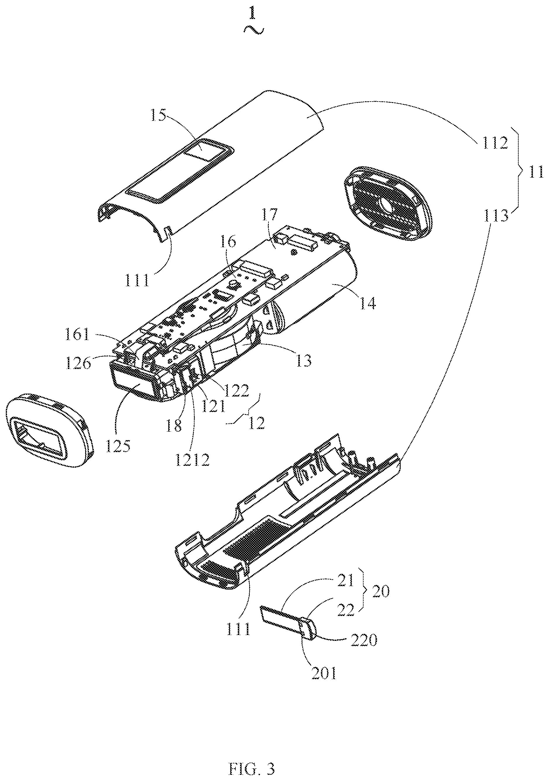 Patent US12551277 Figure 2 – Hair-removal apparatus