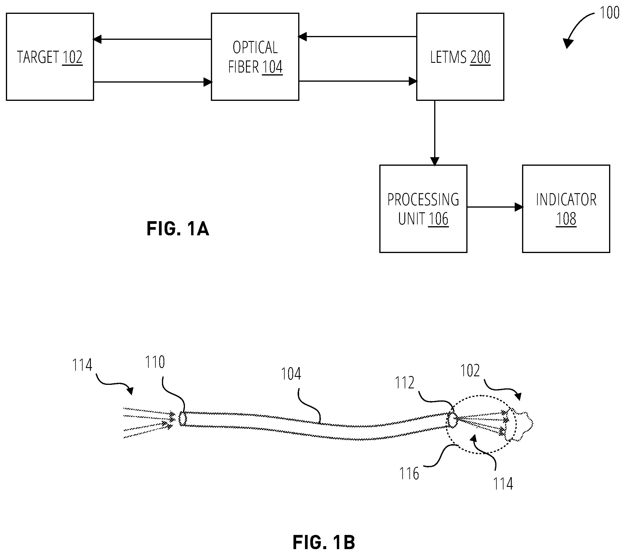 Patent US12551278 Figure 1 – Temperature measurement for optical fiber based laser treatments