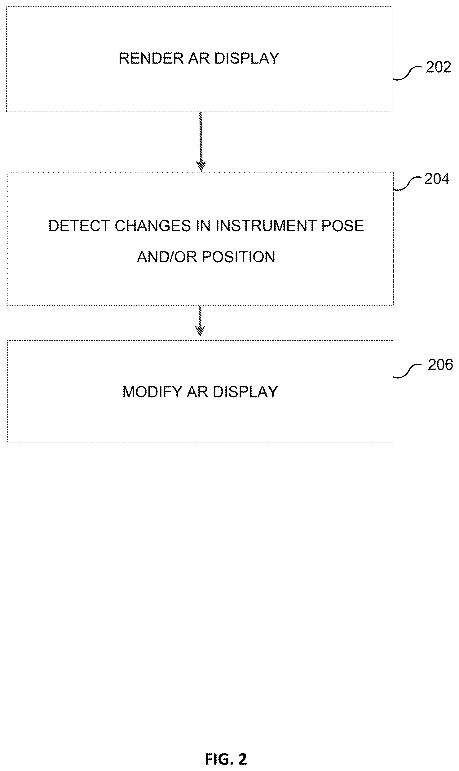 Patent US12551283 Figure 3 – Surgical navigation trajectory in augmented reality display