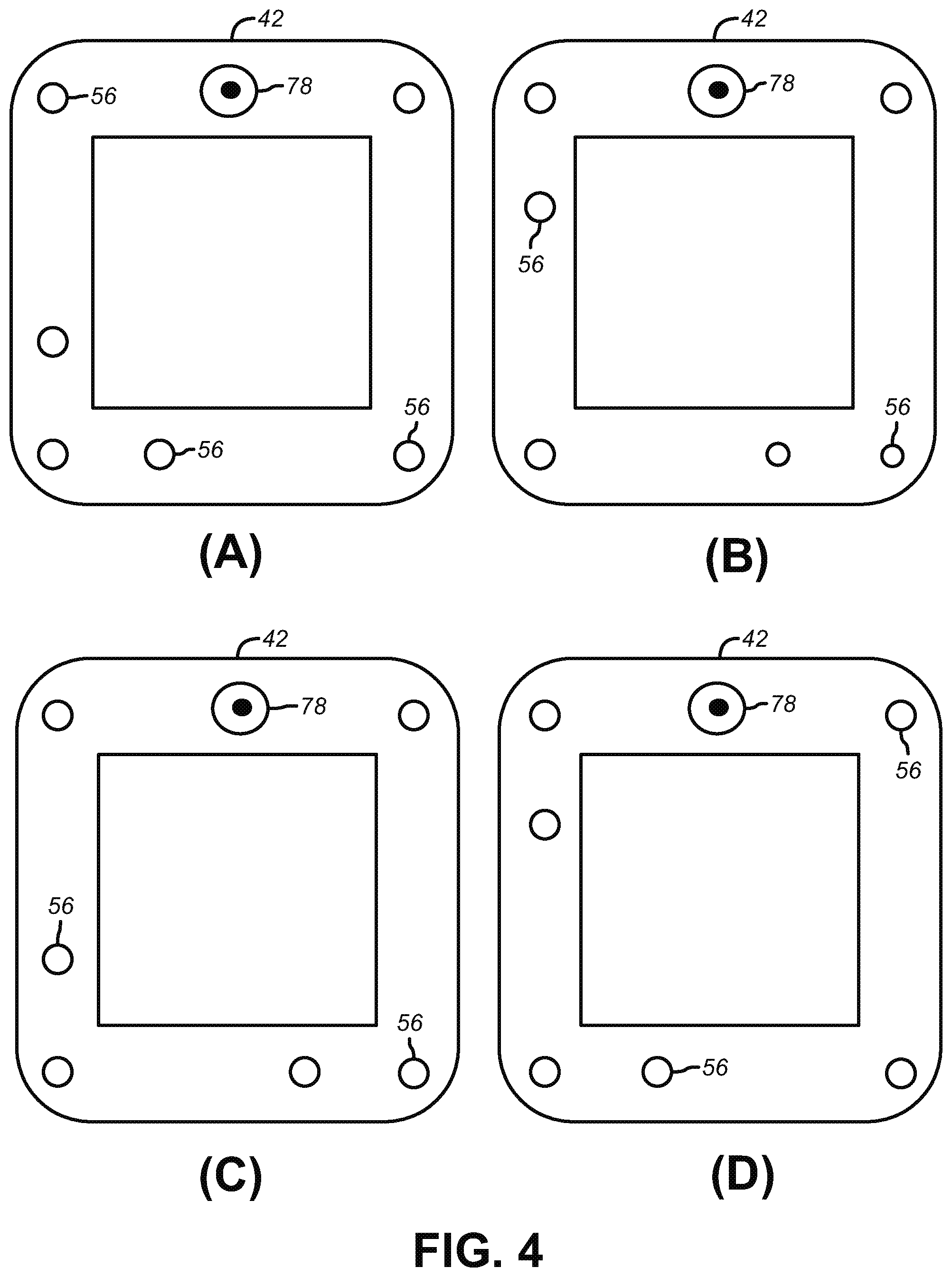 Patent US12551289 Figure 4 – Tracker-based surgical navigation